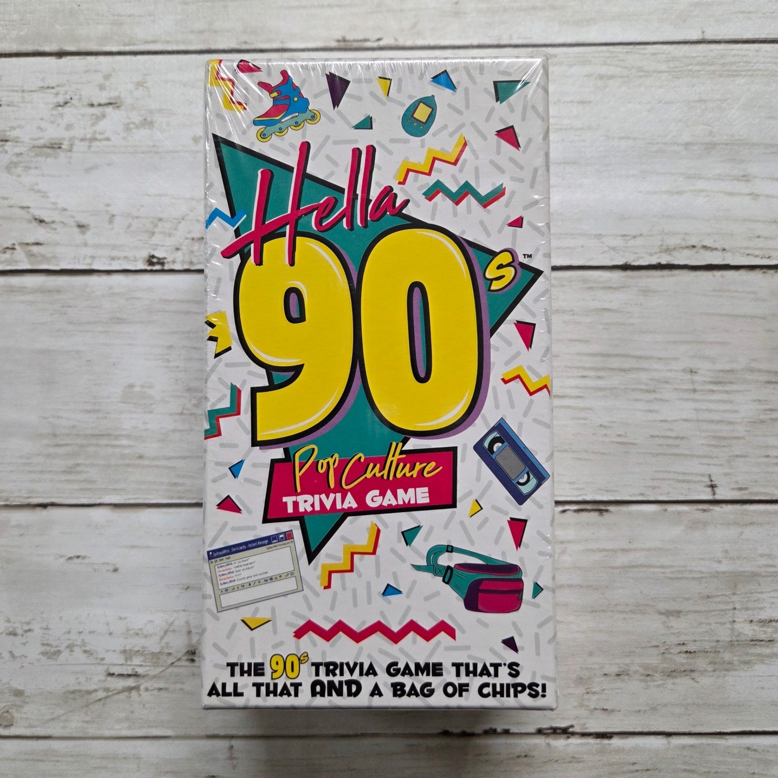 Buffalo Games Hella 90s Pop Culture Trivia Game New Sealed Retro Party Game