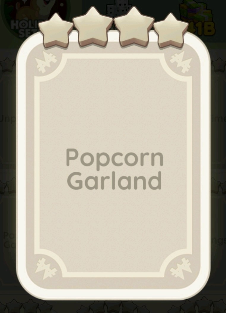 4⭐ S16 Popcorn Garland
