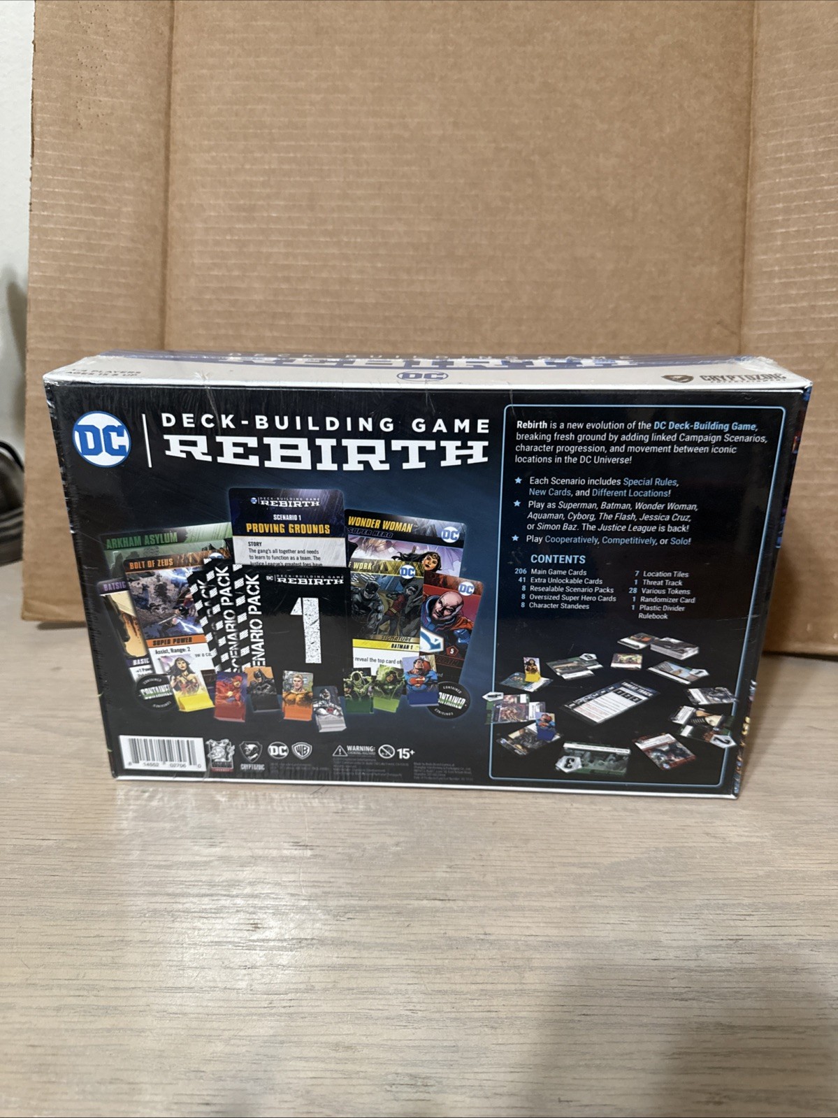 DC Deck-Building Game Rebirth New Sealed