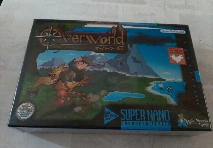 Magic Meeple Games Overworld Table Top Board Game Super Nano Enhanced Series