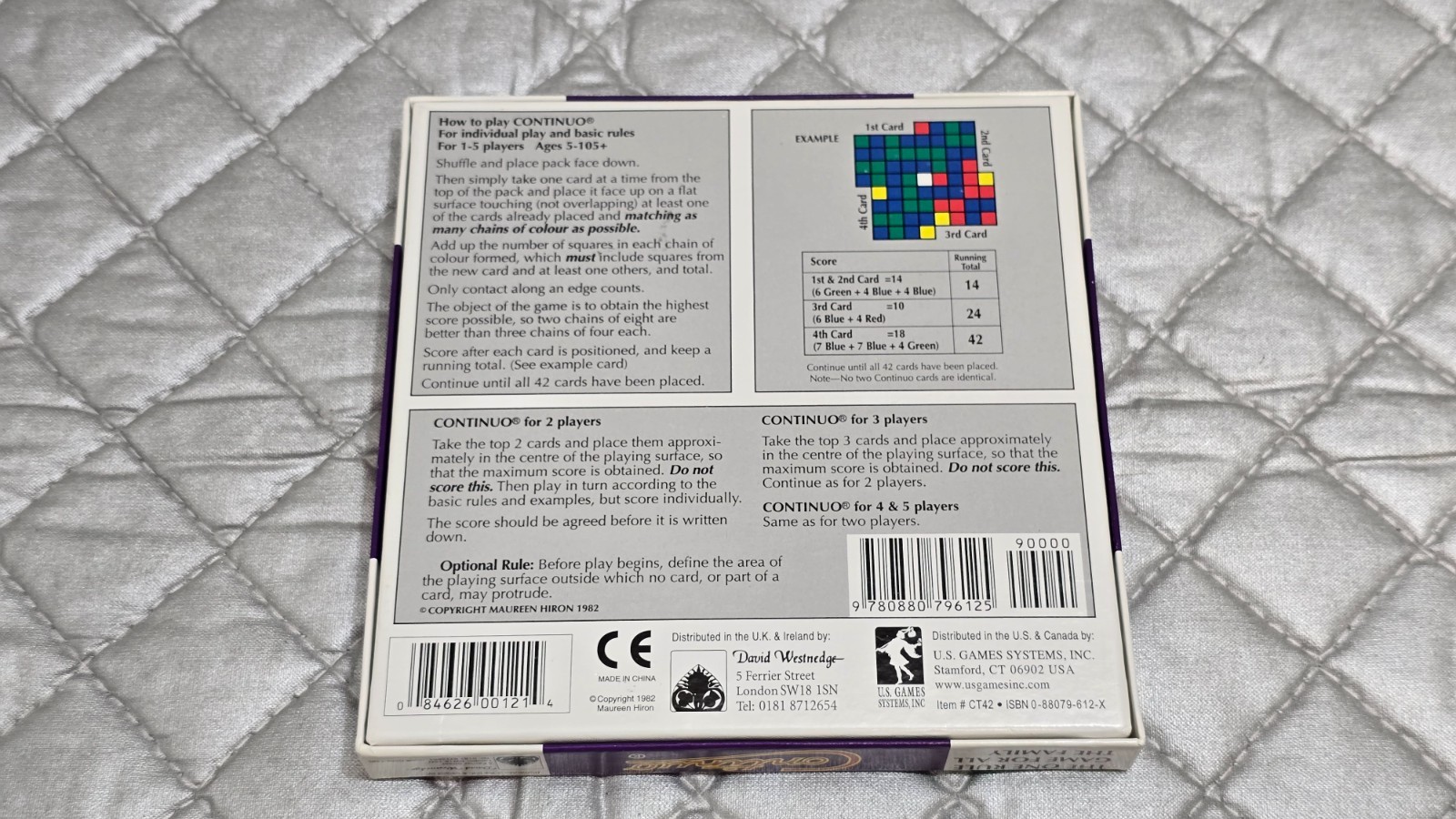 Vintage Continuo Game by US Game Systems 1982 – Complete