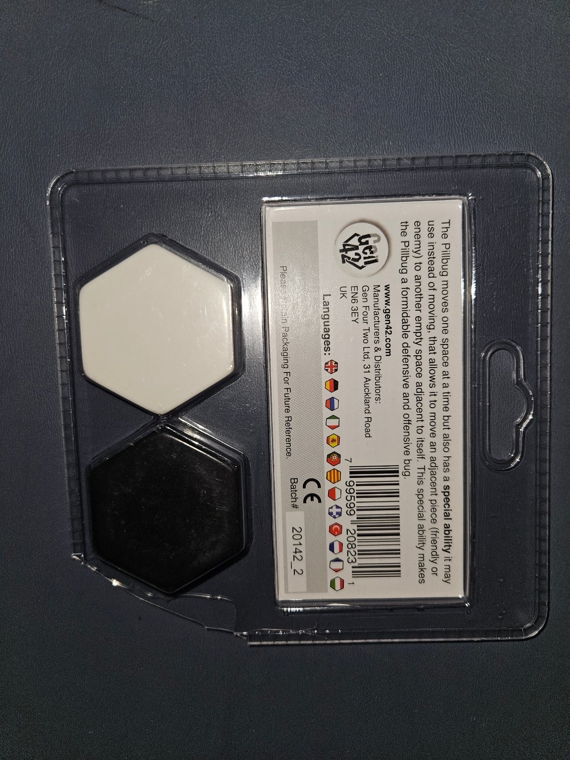 Hive Carbon Additional Hive Pieces Board Game Expansion 2014 Damaged Packaging