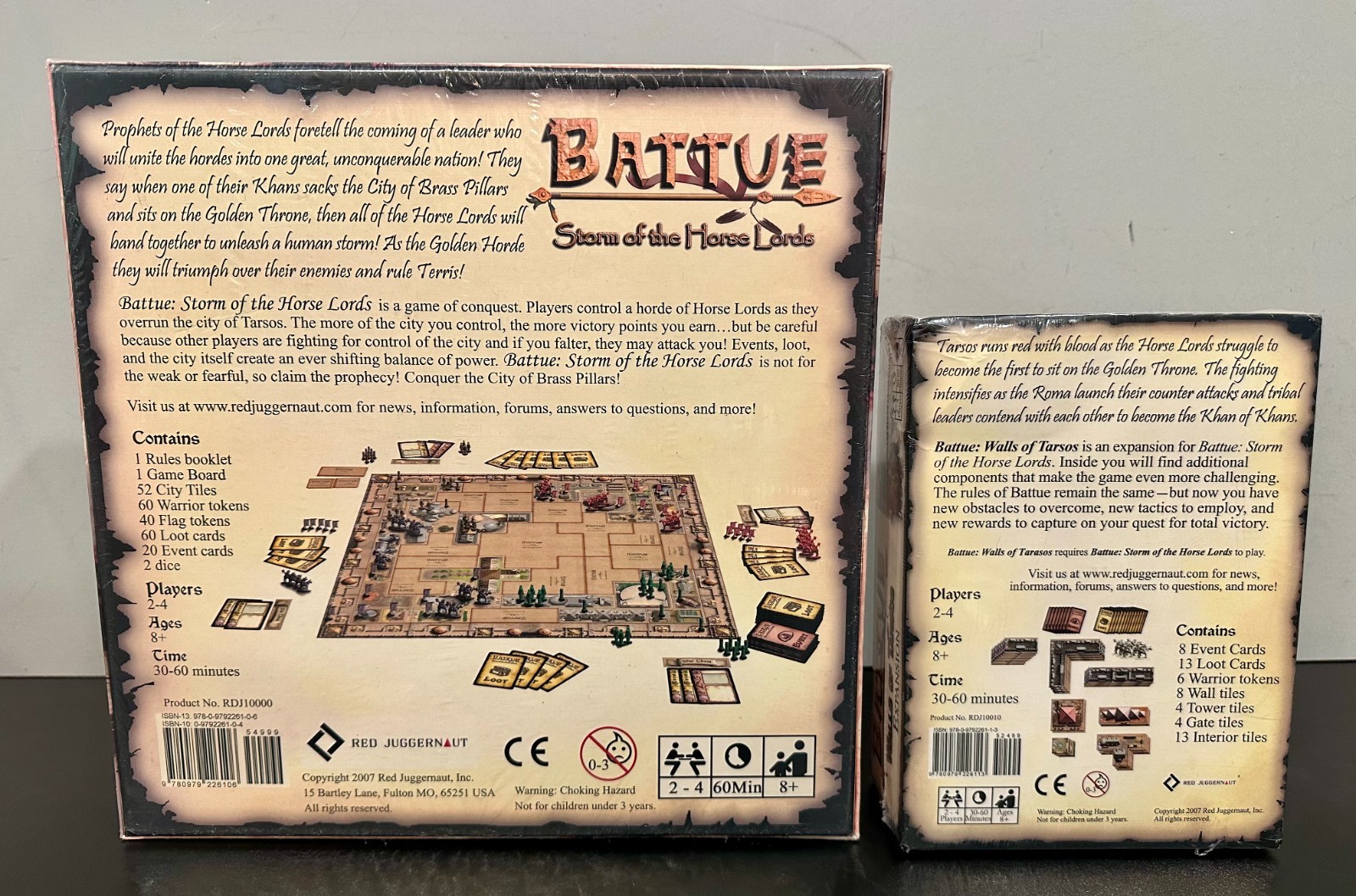 Battue: Storm of the Horse Lords + Battue: Walls of Tarsos Expansion Pack *NEW*