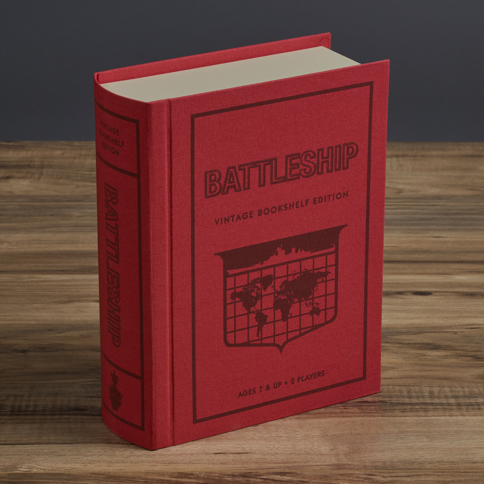 Battleship Vintage Bookshelf Edition by WS Game Company Deluxe Strategy Game New