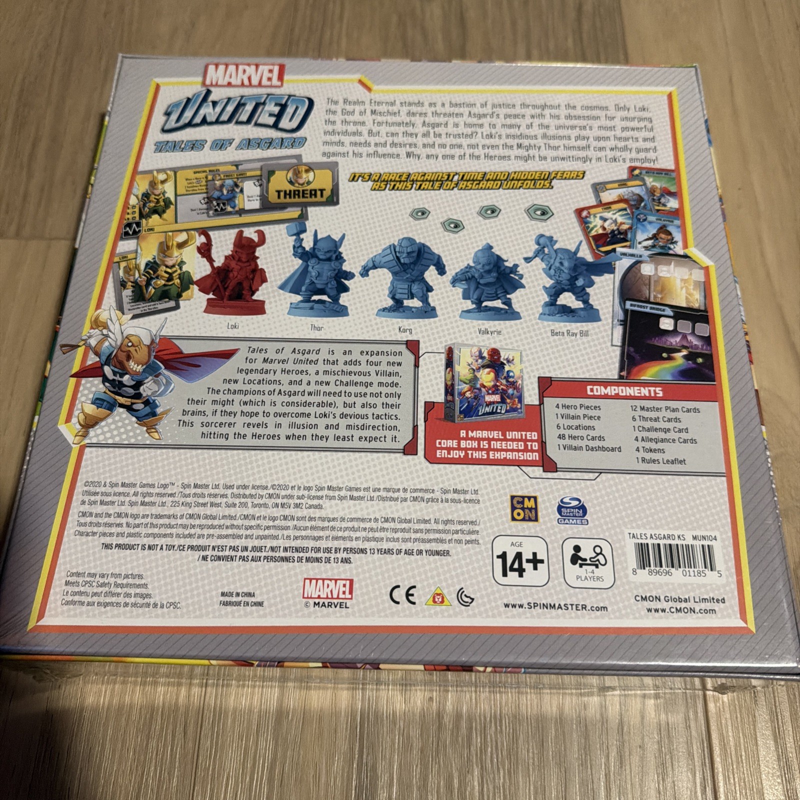 New Marvel United Lot of 6 Kickstarter Expansions CMON SPIN MASTER