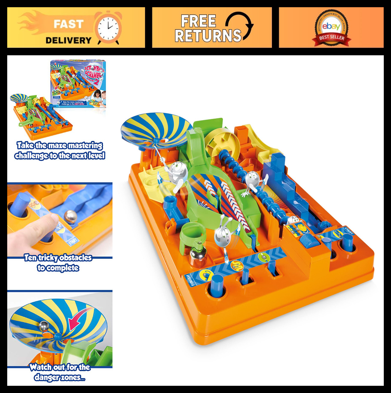 Screwball Scramble 2 Puzzle Game – Fun Brainteasers for Kids Ages 5-9