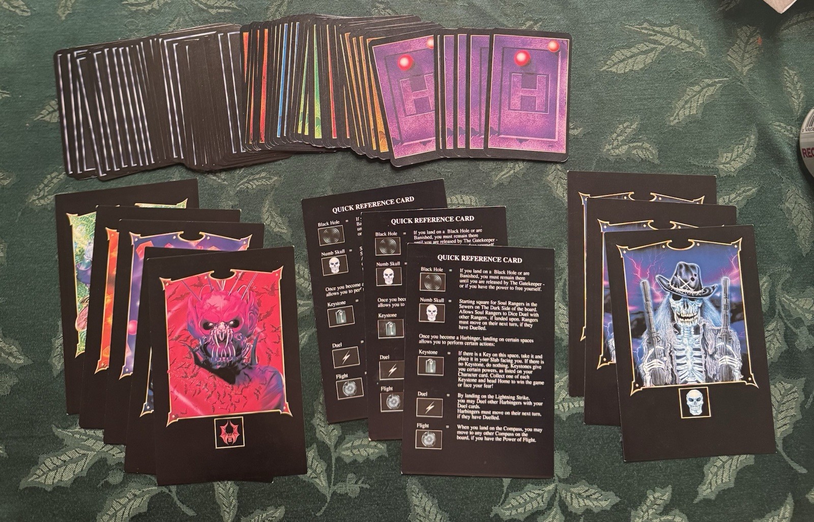 Vintage 1995 Mattel Atmosfear The Harbingers Horror VHS Board Game Near Complete