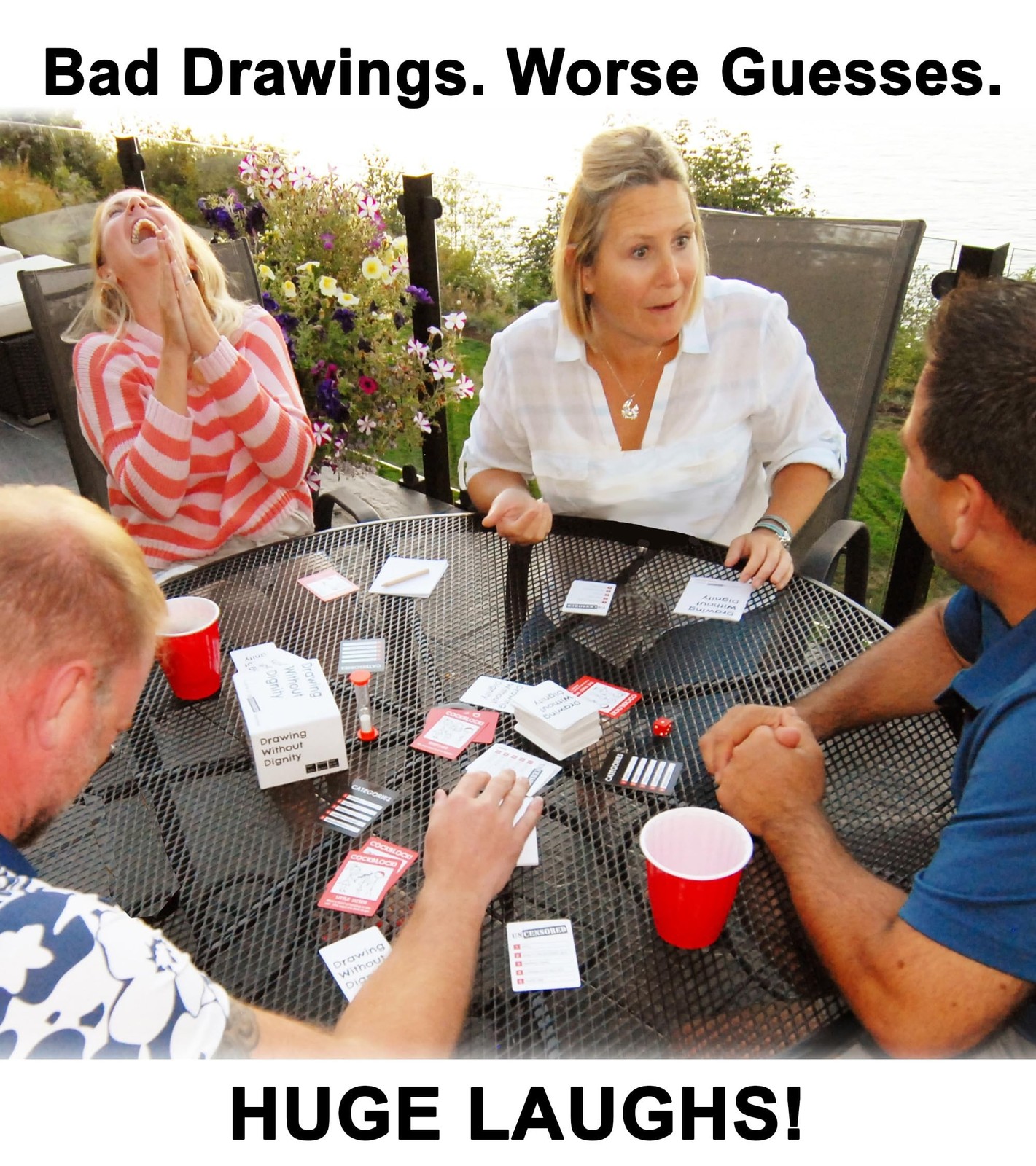 Drawing Without Dignity Party Drawing Game – Hilarious Sketching Game for