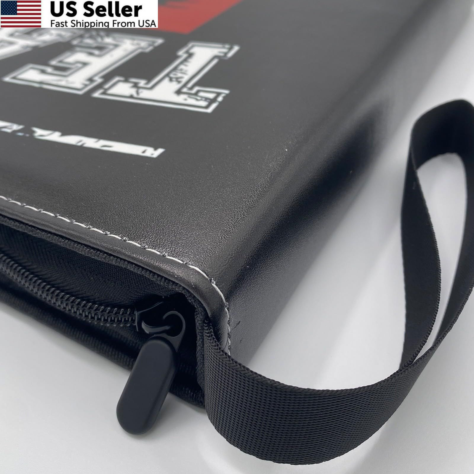 Deluxe Trading Card Binder for Collectors 400 9x7x2 inches, Black-4-Pocket