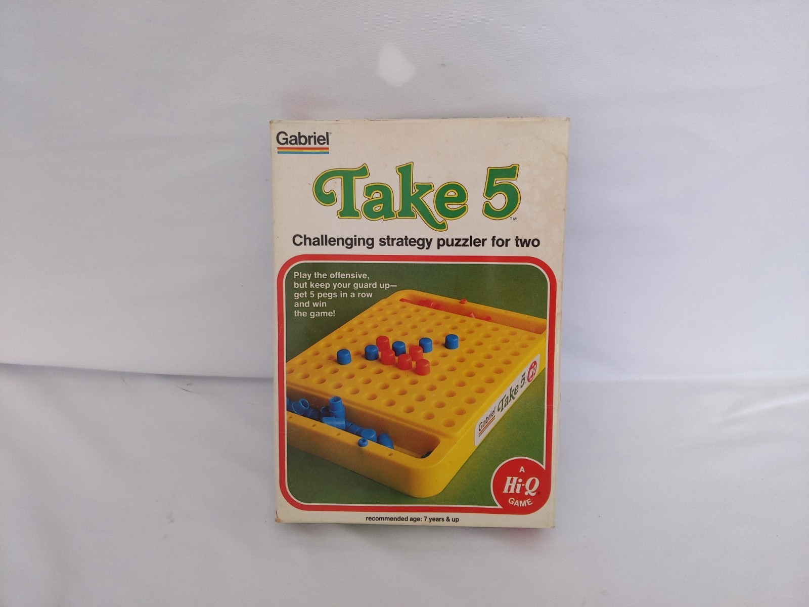 Vintage Gabriel Take 5 Challenging Strategy Puzzler For Two Hi Q Game 77452