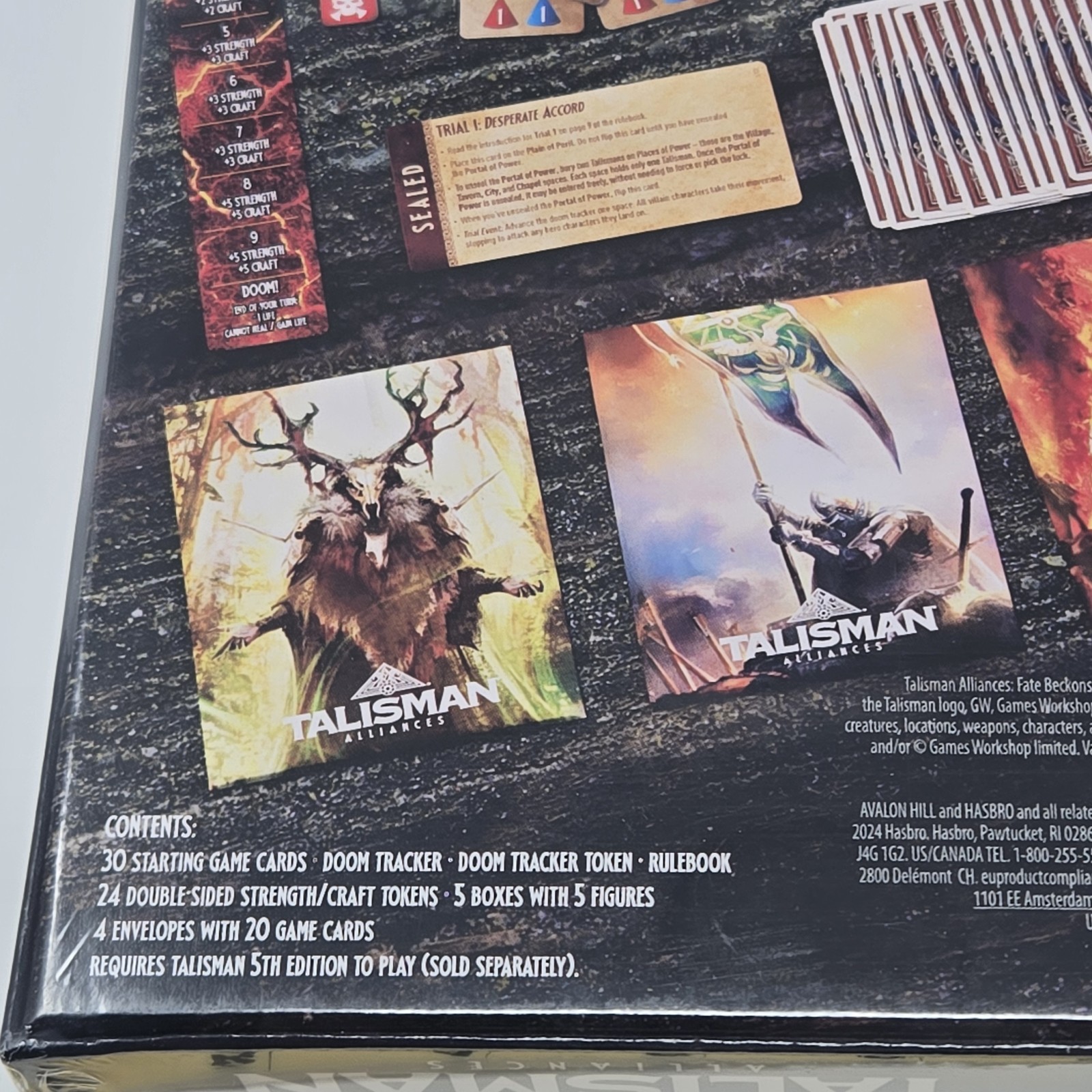 Talisman Alliances Fate Beckons Expansion Avalon Hill New Sealed Board Game