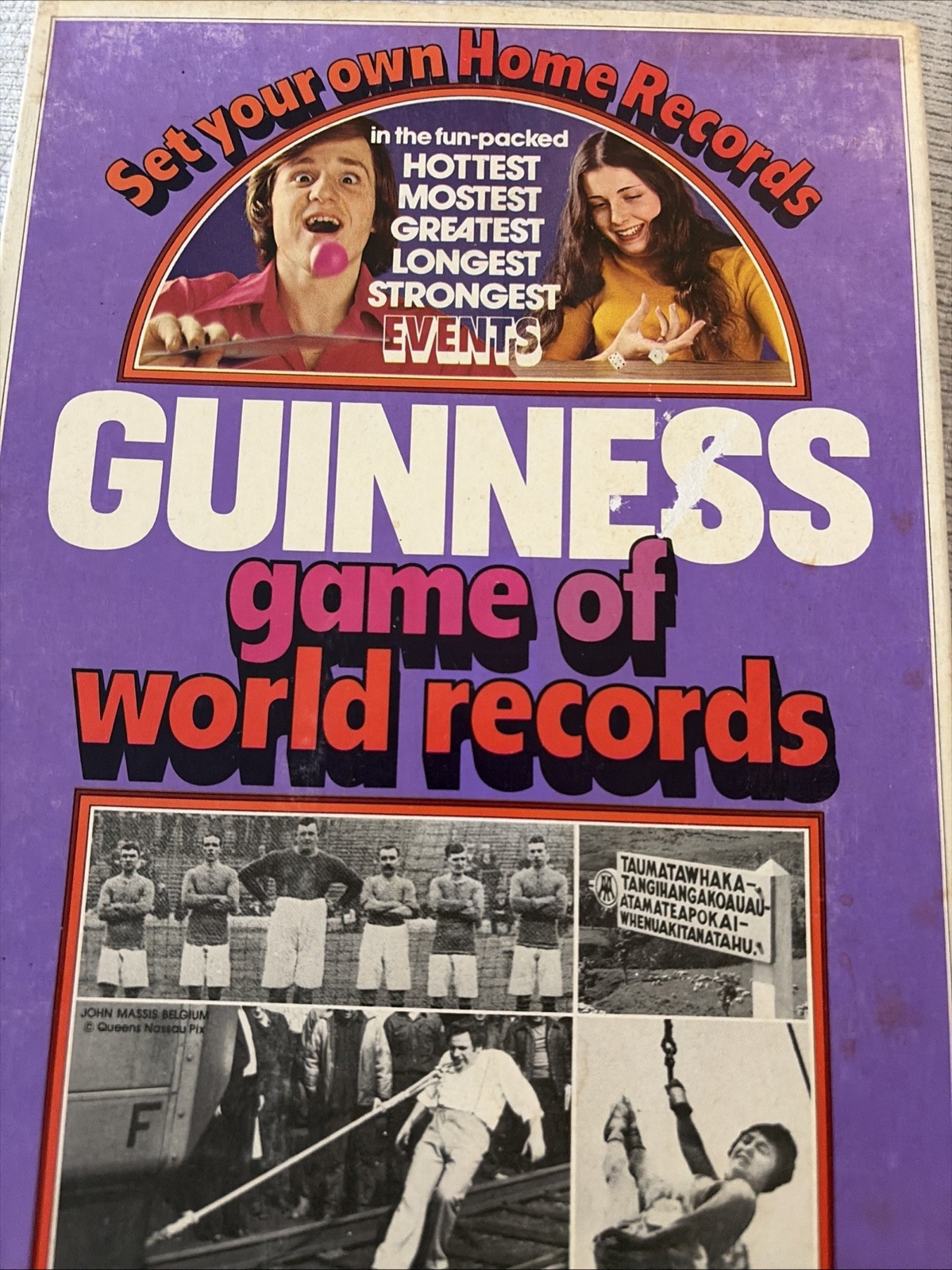 Guinness Game of World Records 1975 VTG Parker Brothers #75 Sterling Publishing