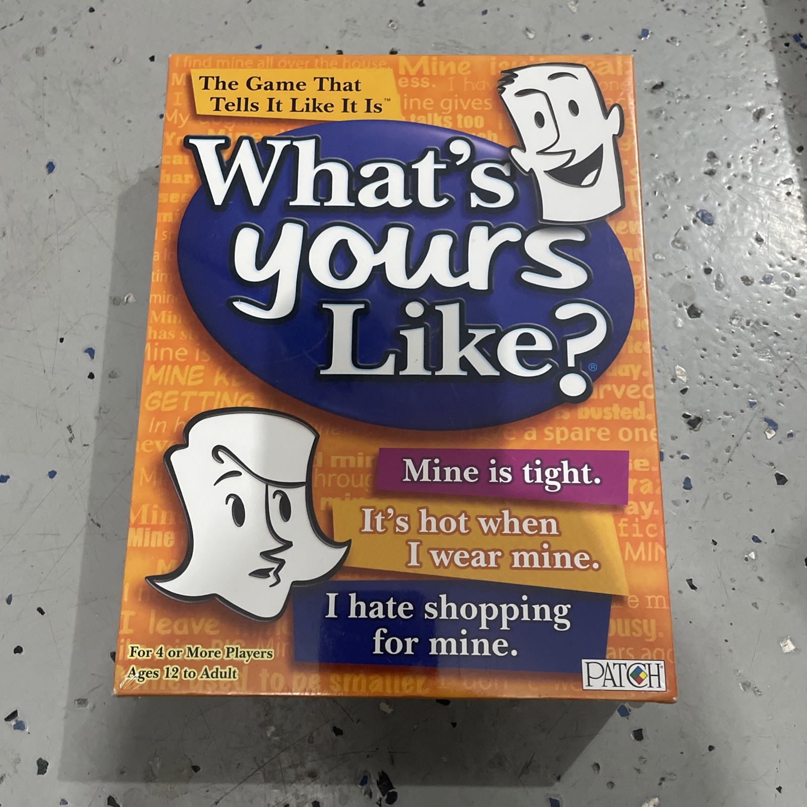 What’s Yours Like? The Game That Tells It Like It Is New With Box
