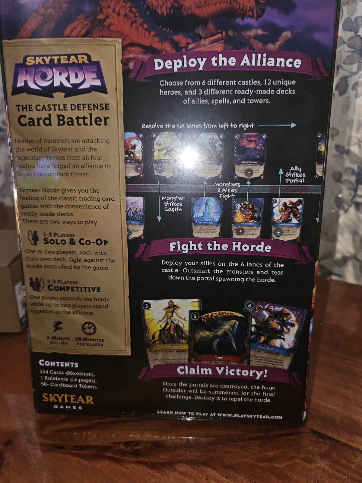 New In Package Sealed Skytear Horde Board Game Card Game FREE SHIPPING