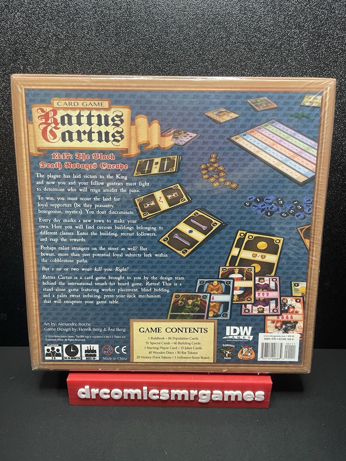 Rattus Cartus Card Game – IDW Games – Reign Amidst The Panic – New Sealed