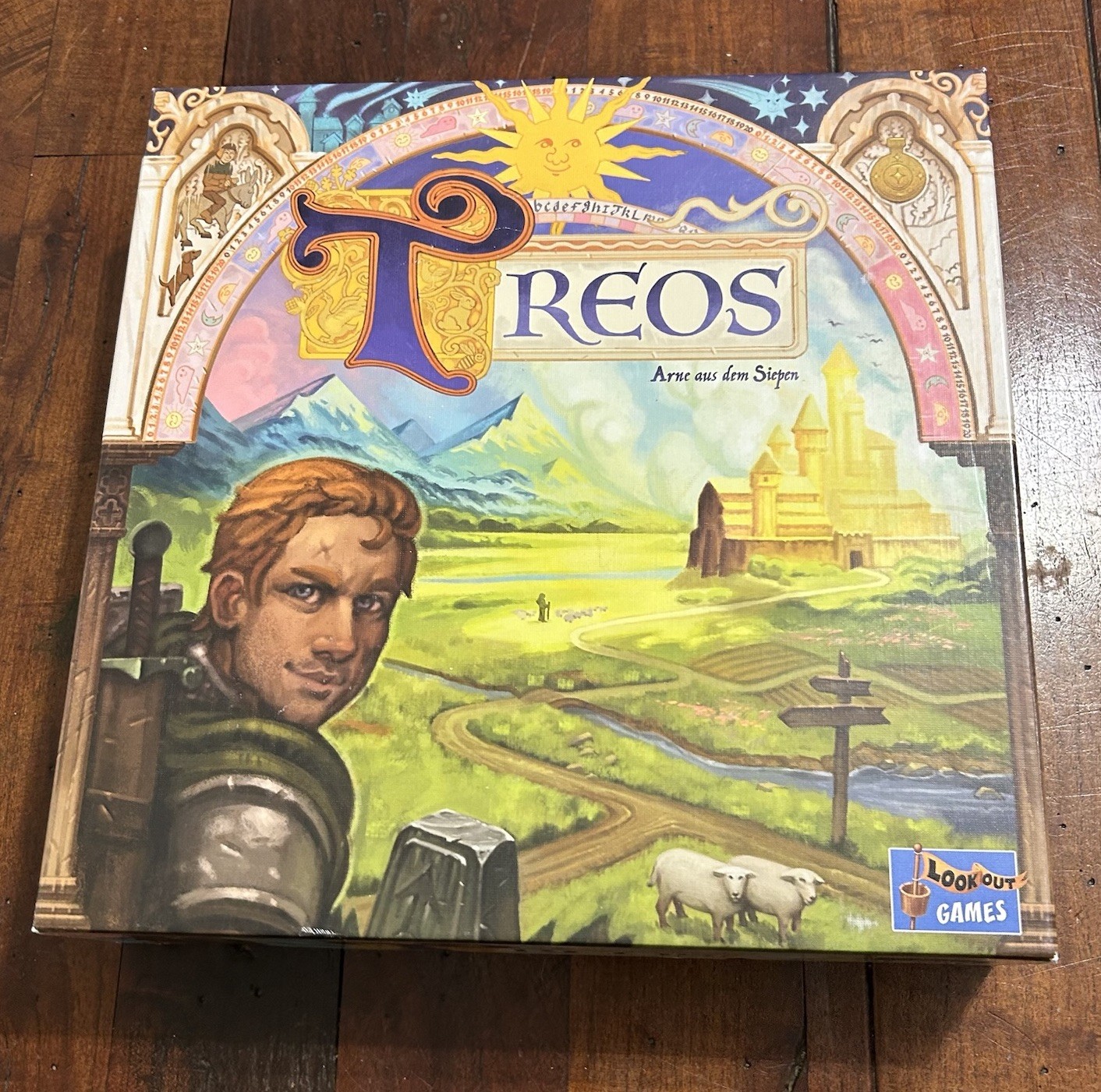 TREOS Board Game 2024 Lookout Games 100% Complete English
