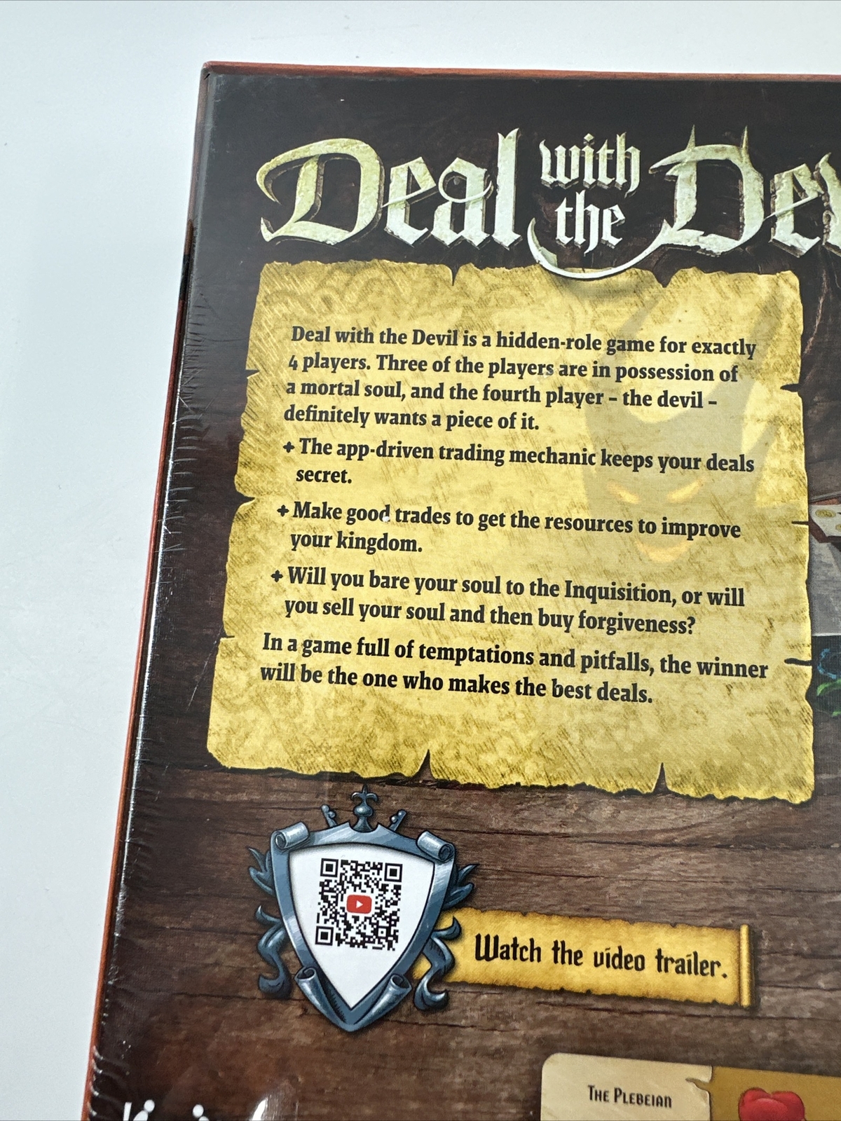 Deal With The Devil Board Game by Czech Games – New & Sealed