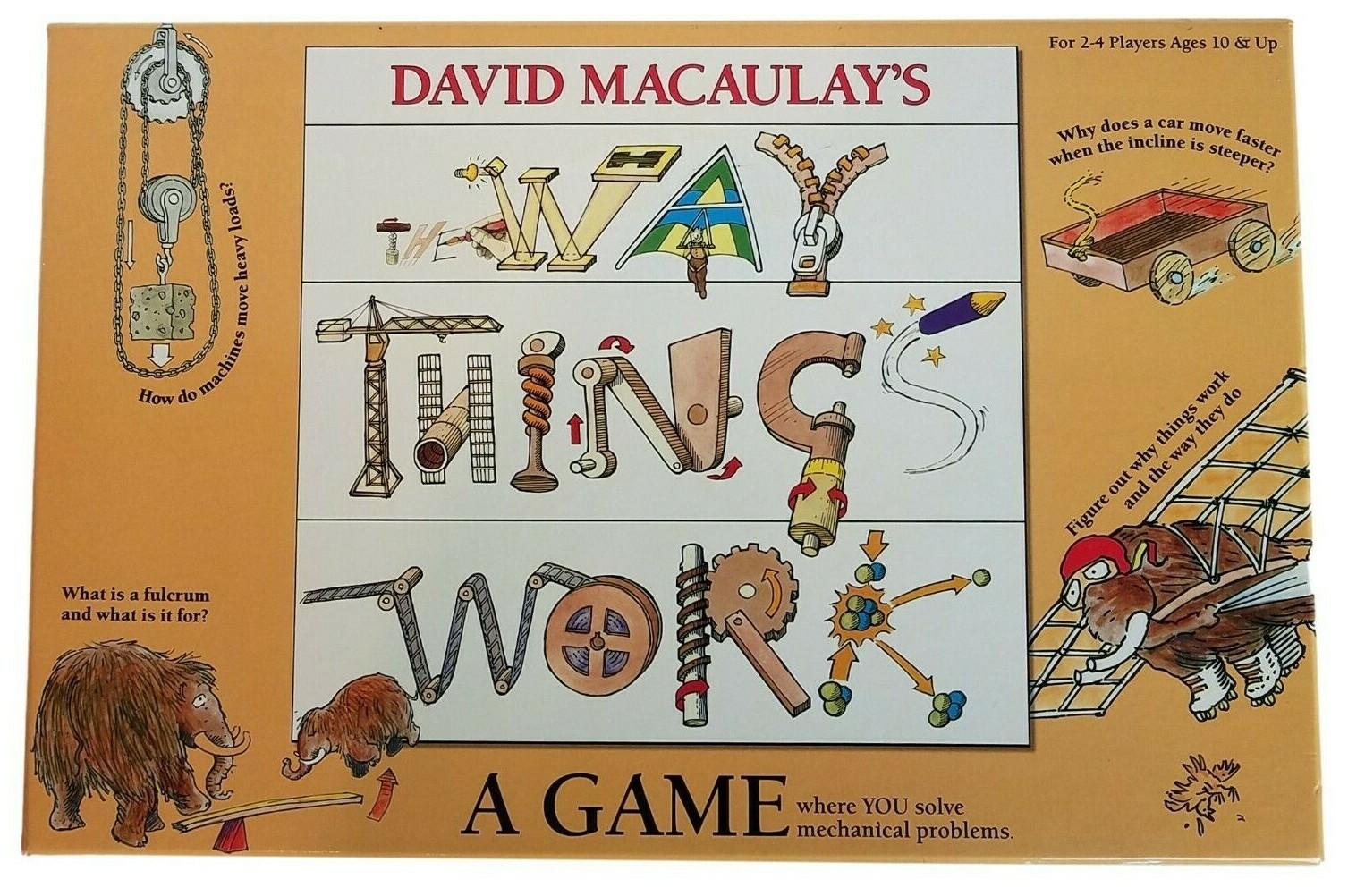 The Way Things Work David Macaulays Mechanical Problem Solving Board Game