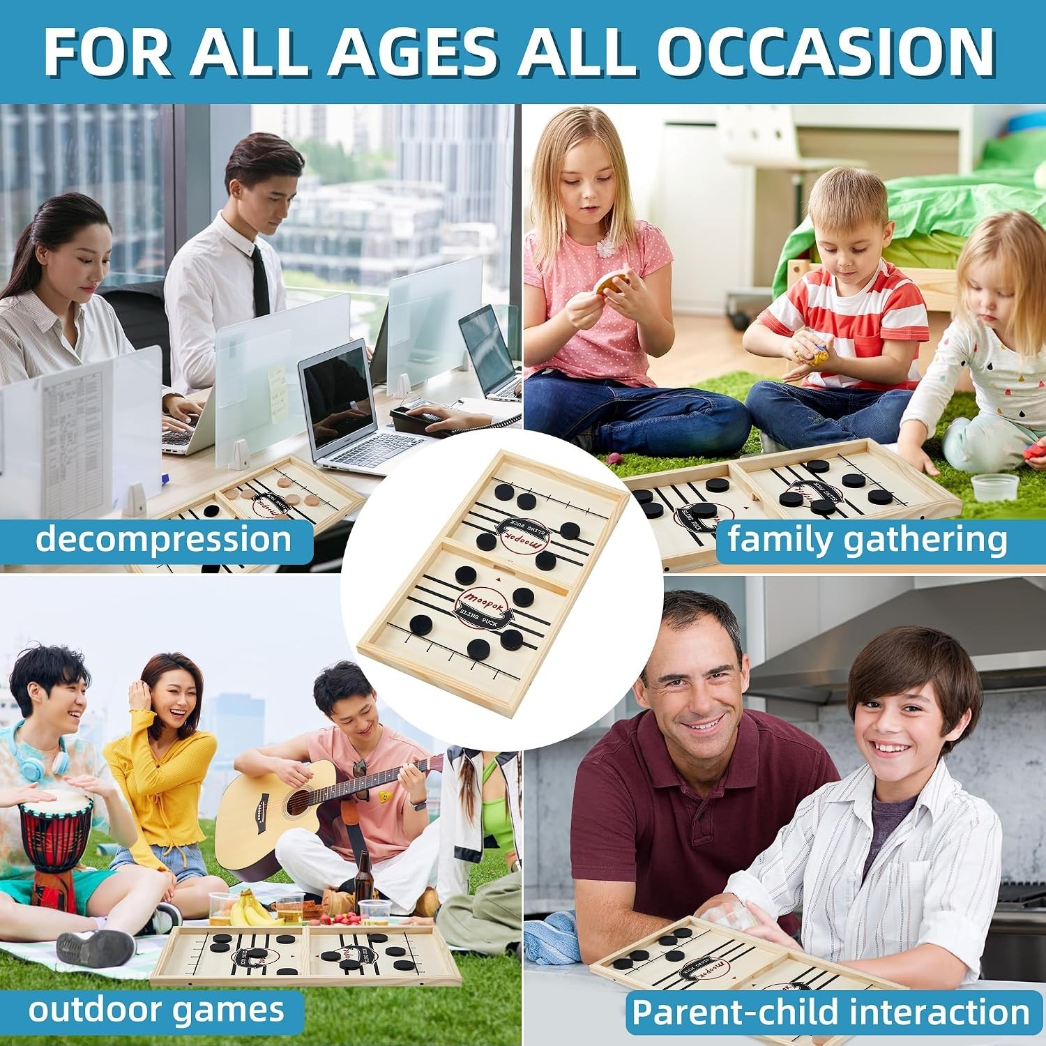 Fast Sling Puck Game – 2 in1 Chess Board and Desktop Battle Super Winner Game