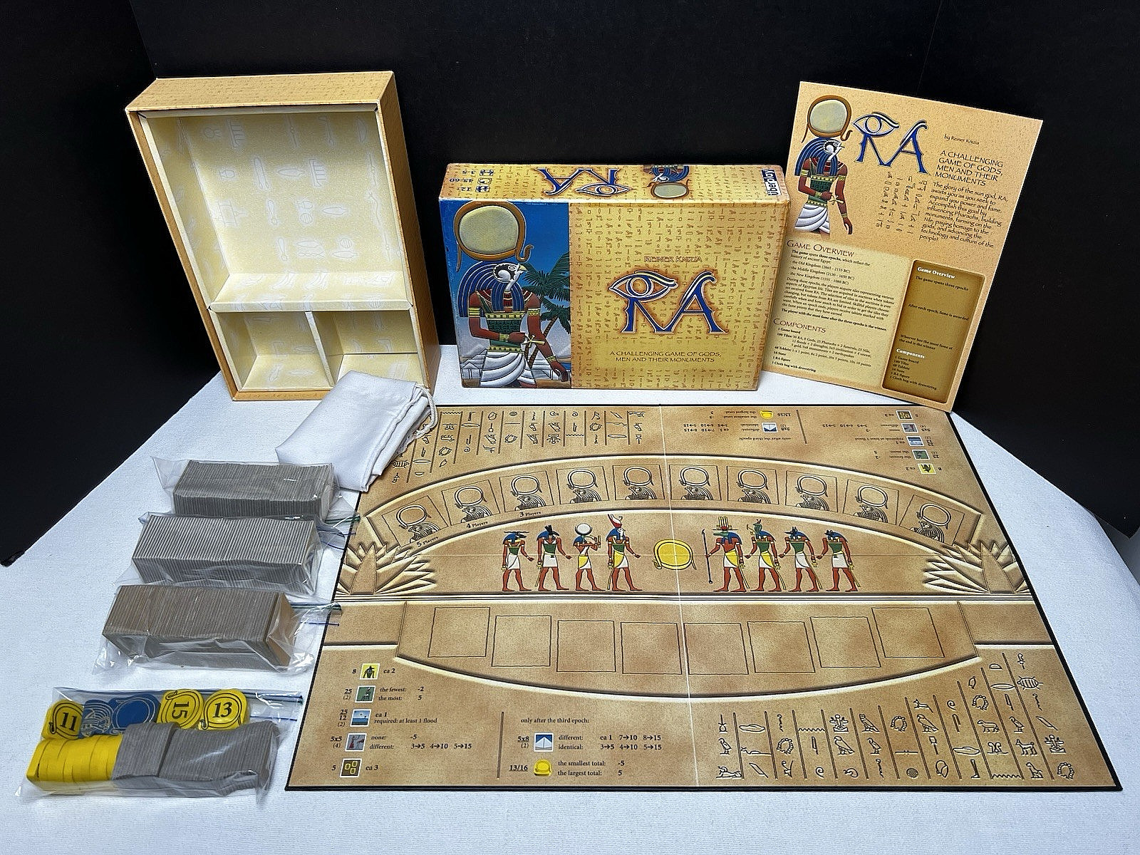 RA: A Game of Gods, Men, and Their Monuments, 2005 Uberplay, COMPLETE VG