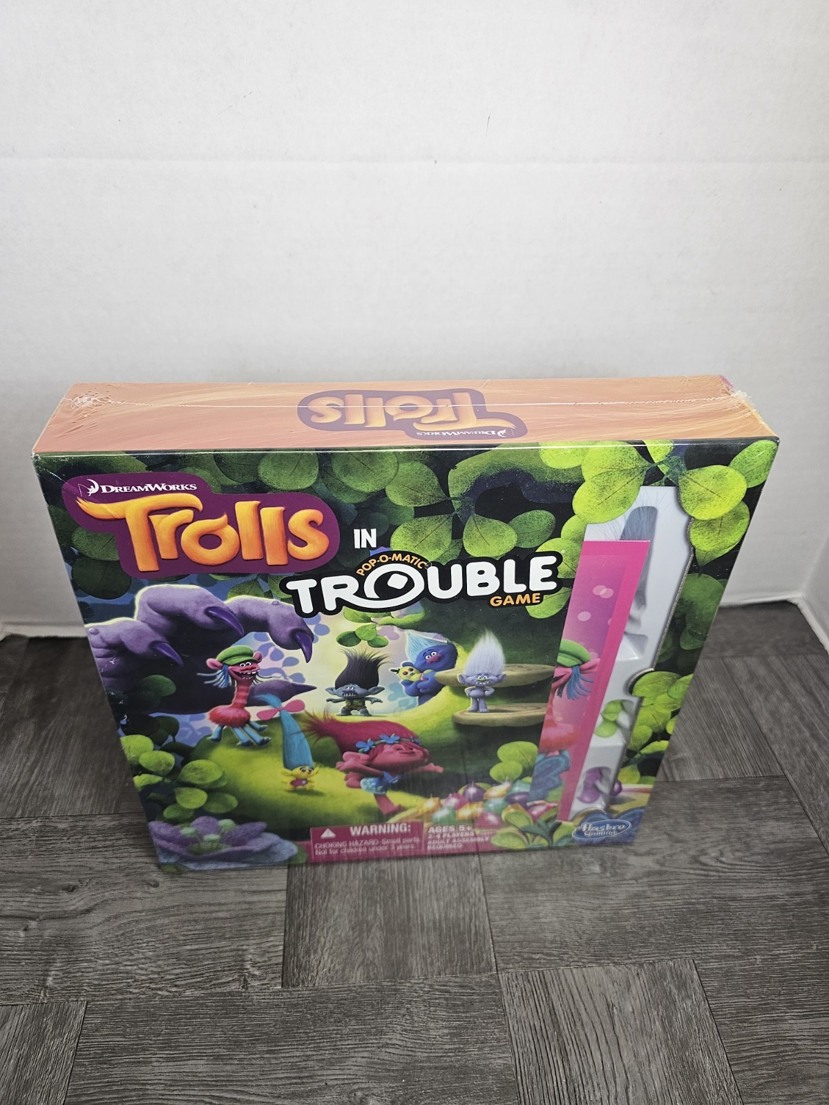 TROLLS IN TROUBLE Pop-O-Matic Board Game Hasbro 2016 BRAND NEW–FACTORY SEALED