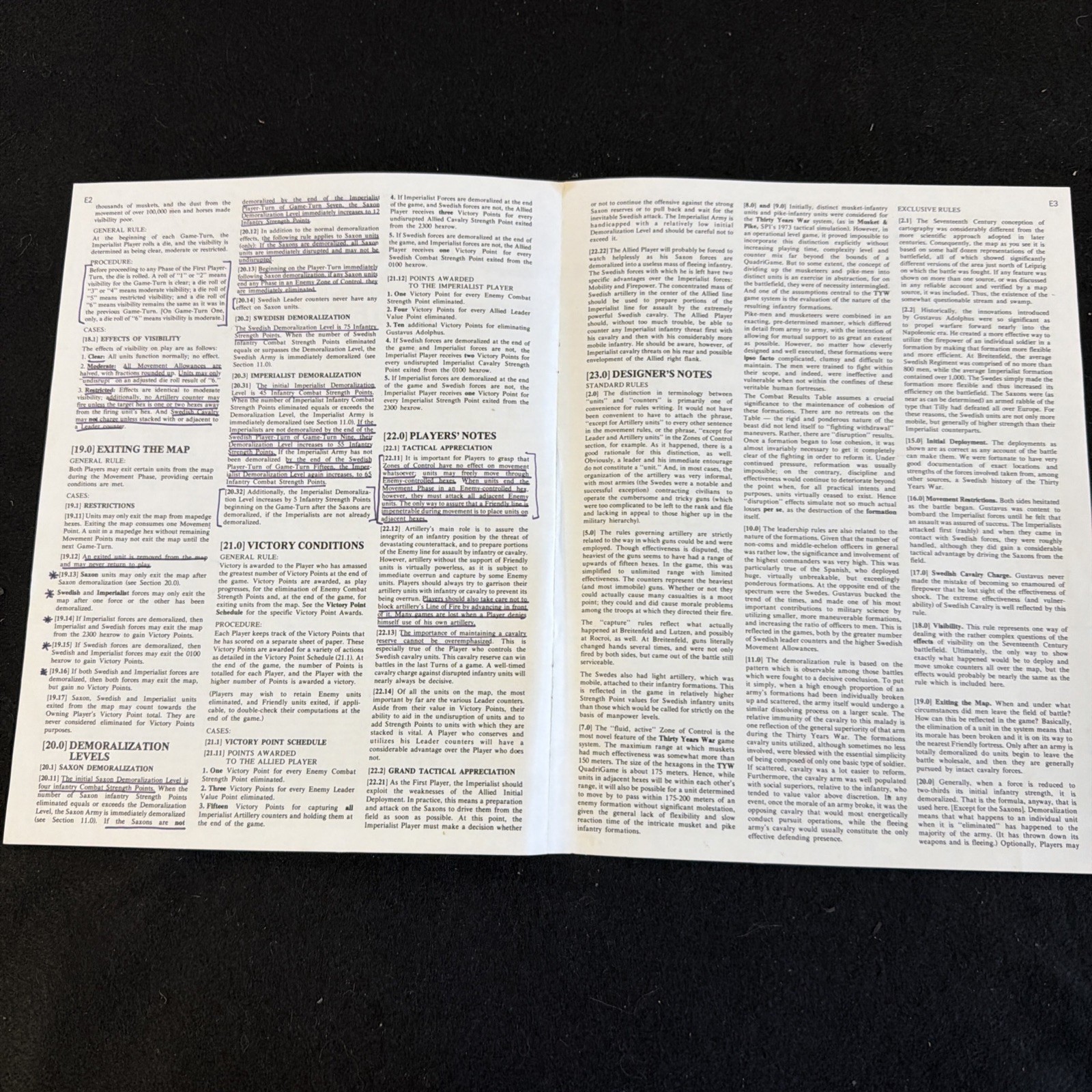 SPI 1976 Breitenfeld Triumph Swedish System Reg:Exclusive Strategy & Tactics #55