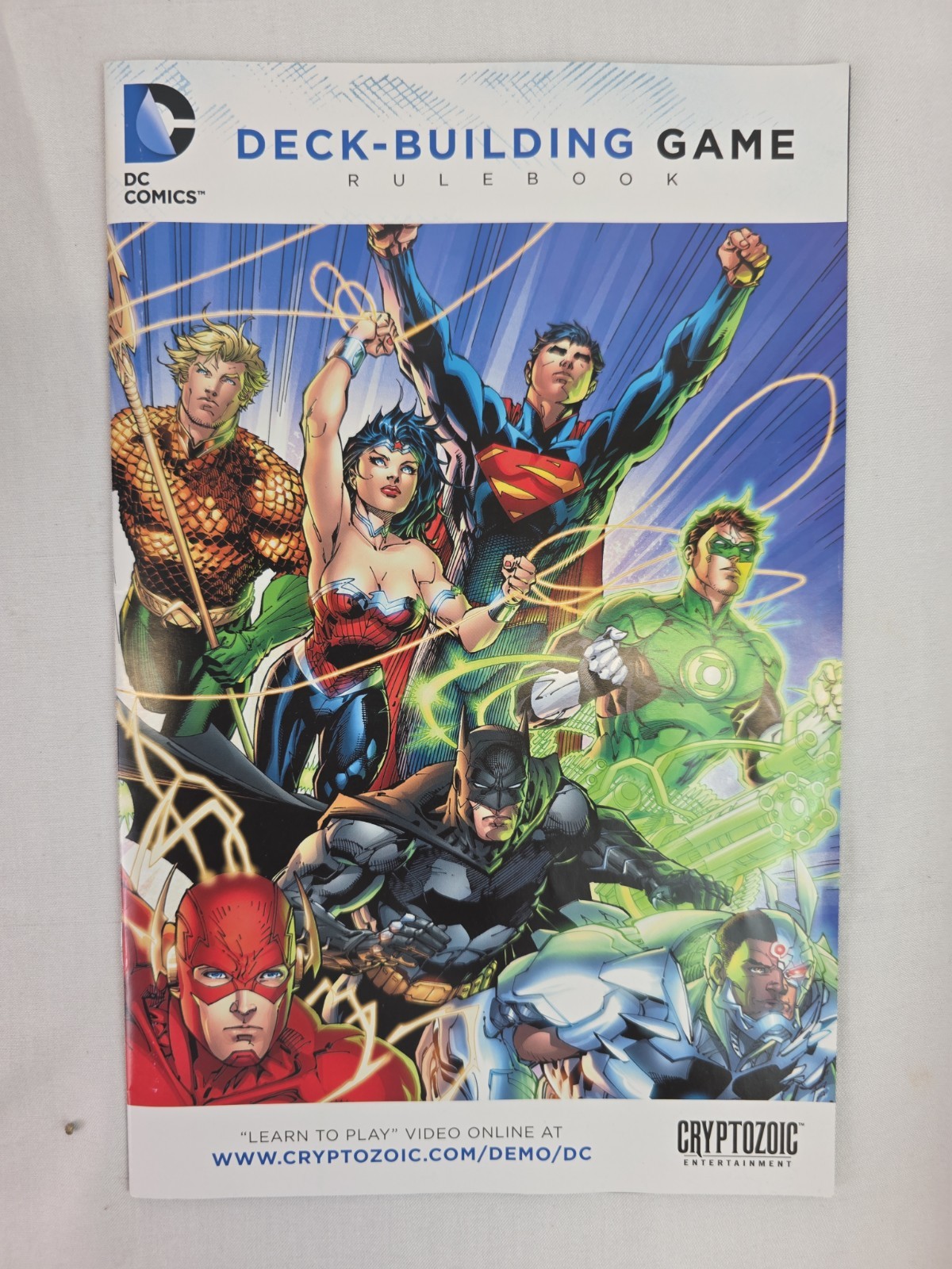 DC Comics Deck Building Game Cryptozoic Entertainment Complete 2012 Cards