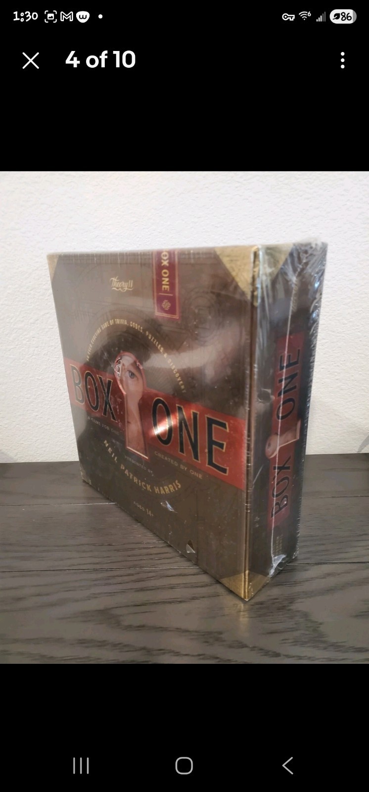NEW BOX ONE Presented by Neil Patrick Harris: Mystery Board Game Escape Room