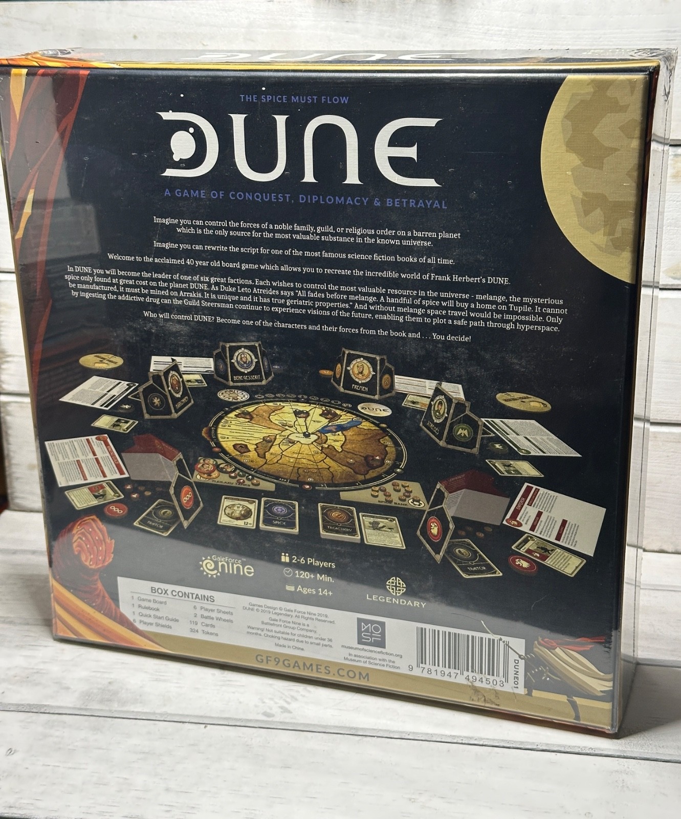 Dune Board Game – Gale Force Nine GF9 NEW Factory Sealed 2019 Ed.