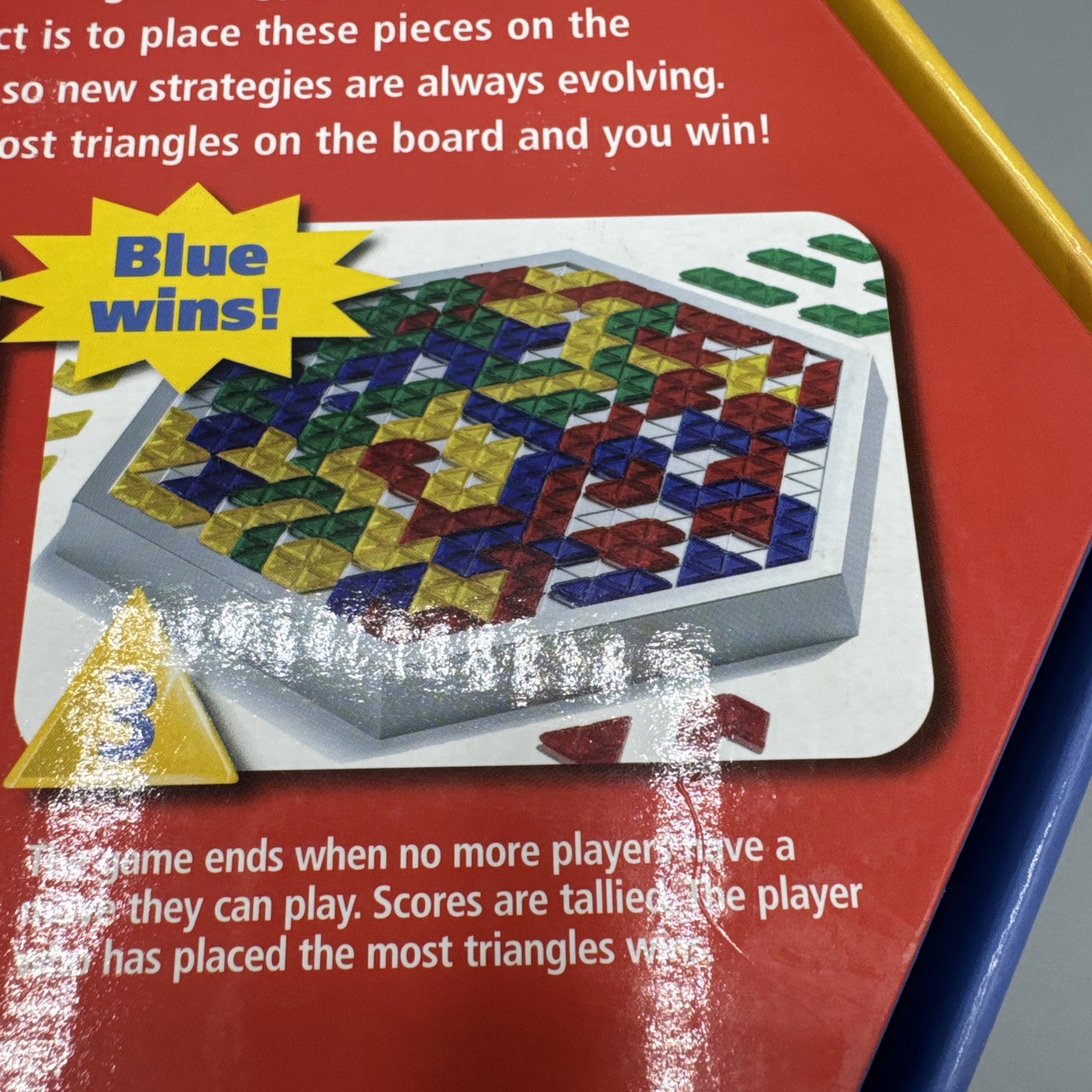 Blokus Trigon Triangular Strategy Board Game 2006 Educational Insights COMPLETE