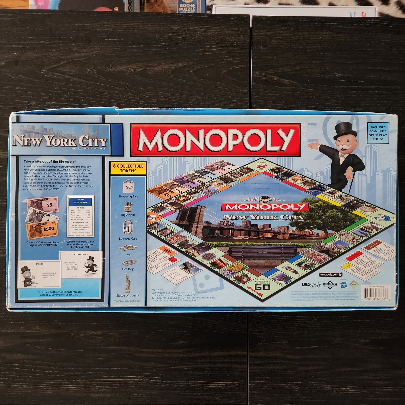 Monopoly New York City Collectors Edition Board Game – Missing Parts SOLD AS IS