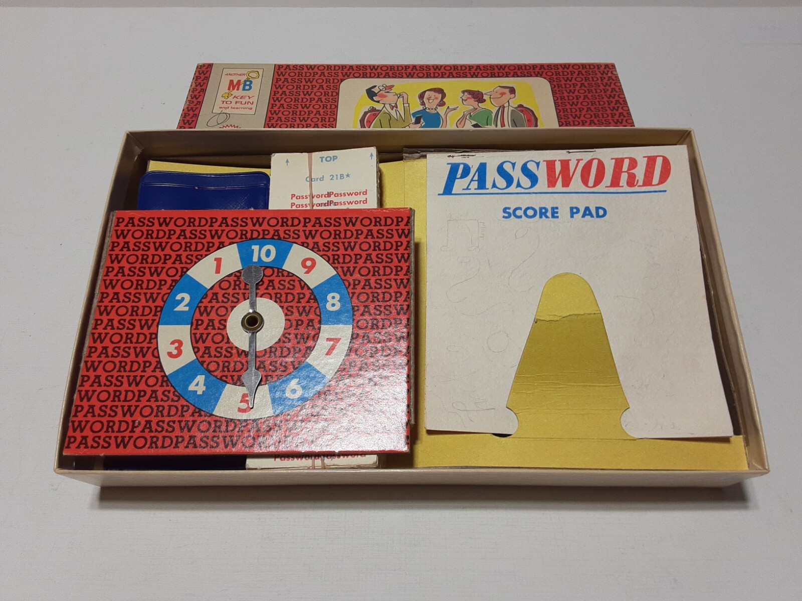 Vintage Milton Bradley Password Game 1964 Volume 5 Original box #4260 Complete