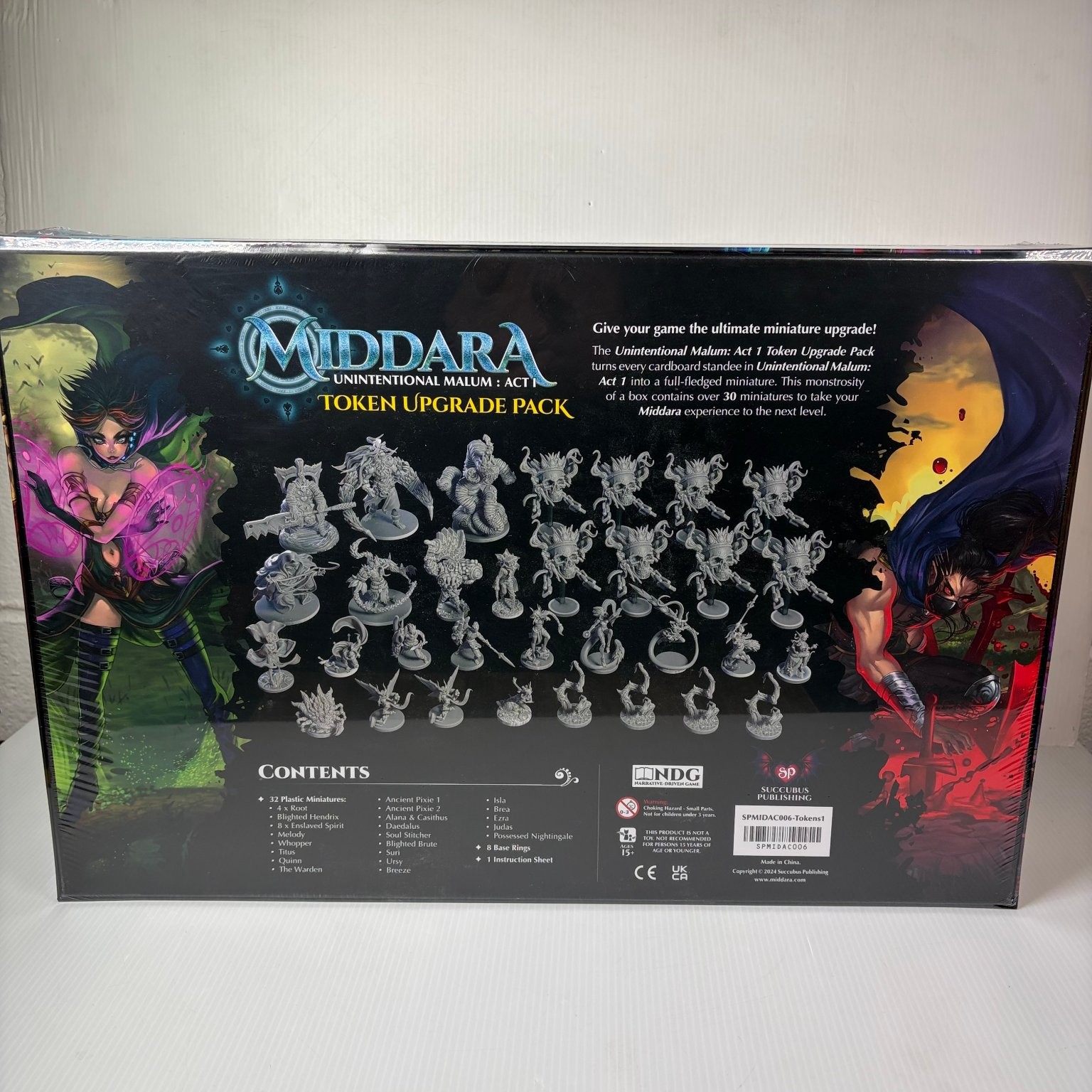 Middara Unintentional Malum Act 1 Token Upgrade Pack Succubus Publishing 2018