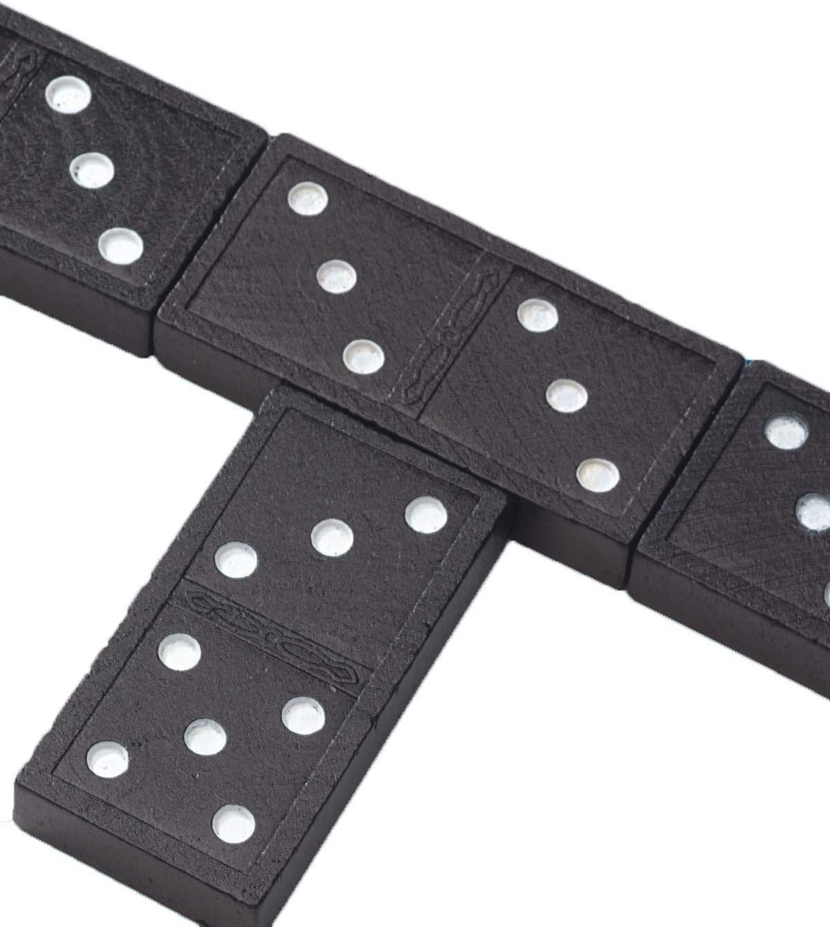 Nostalgic Double Six Wooden Dominoes – 28 Durable Dominoes for All Ages