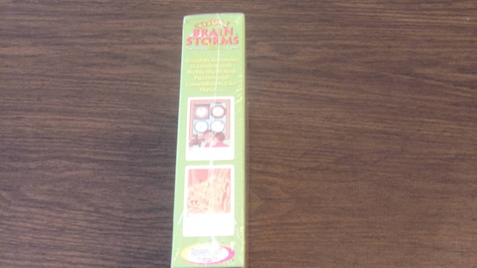 NIB Visual Brain Storms The Smart Thinking Game By Binary Arts #6550 Brainstorms