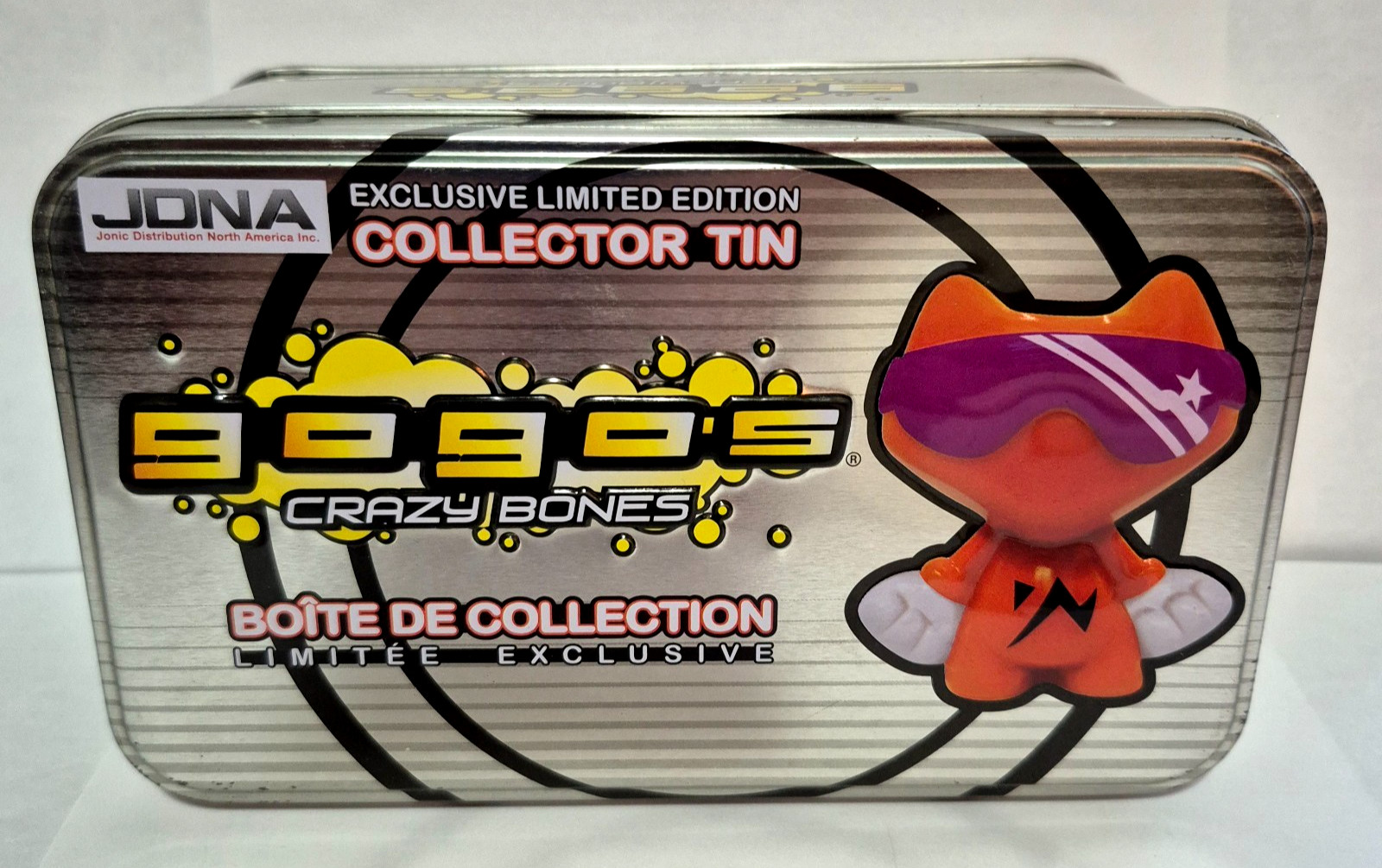 2010 JONA Gogo’s Crazy Bones Exclusive Ltd Edition Collector Tin w/ 28 Figures