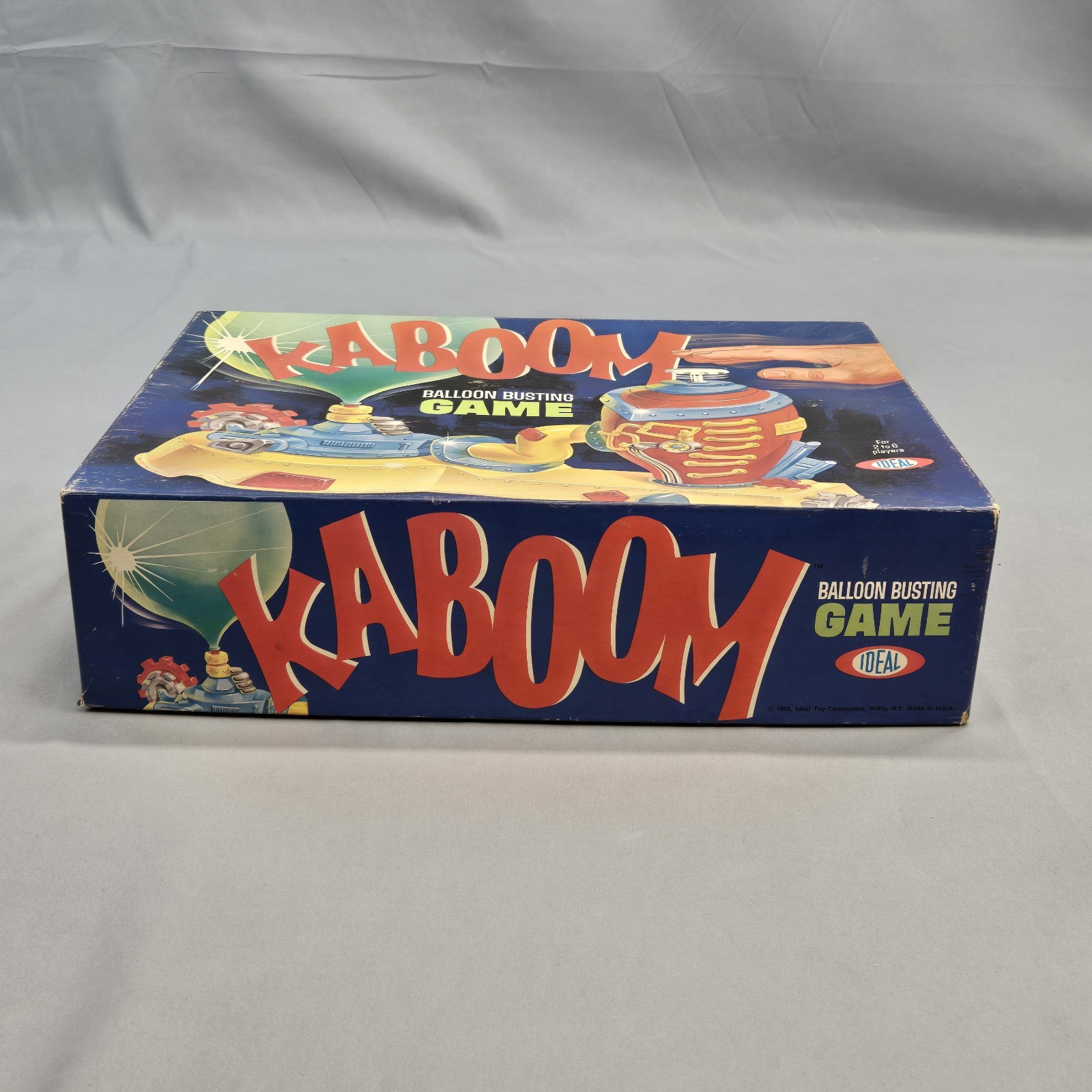 Vintage KABOOM- Balloon Busting game 1965 – Ideal – Missing 1 Peg No Balloons