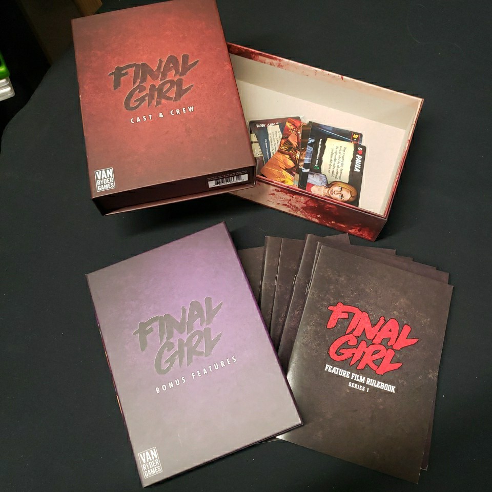 Final Girl Series 1 Storage Box w/ a few extras (Board Game Accessory) Van Ryder
