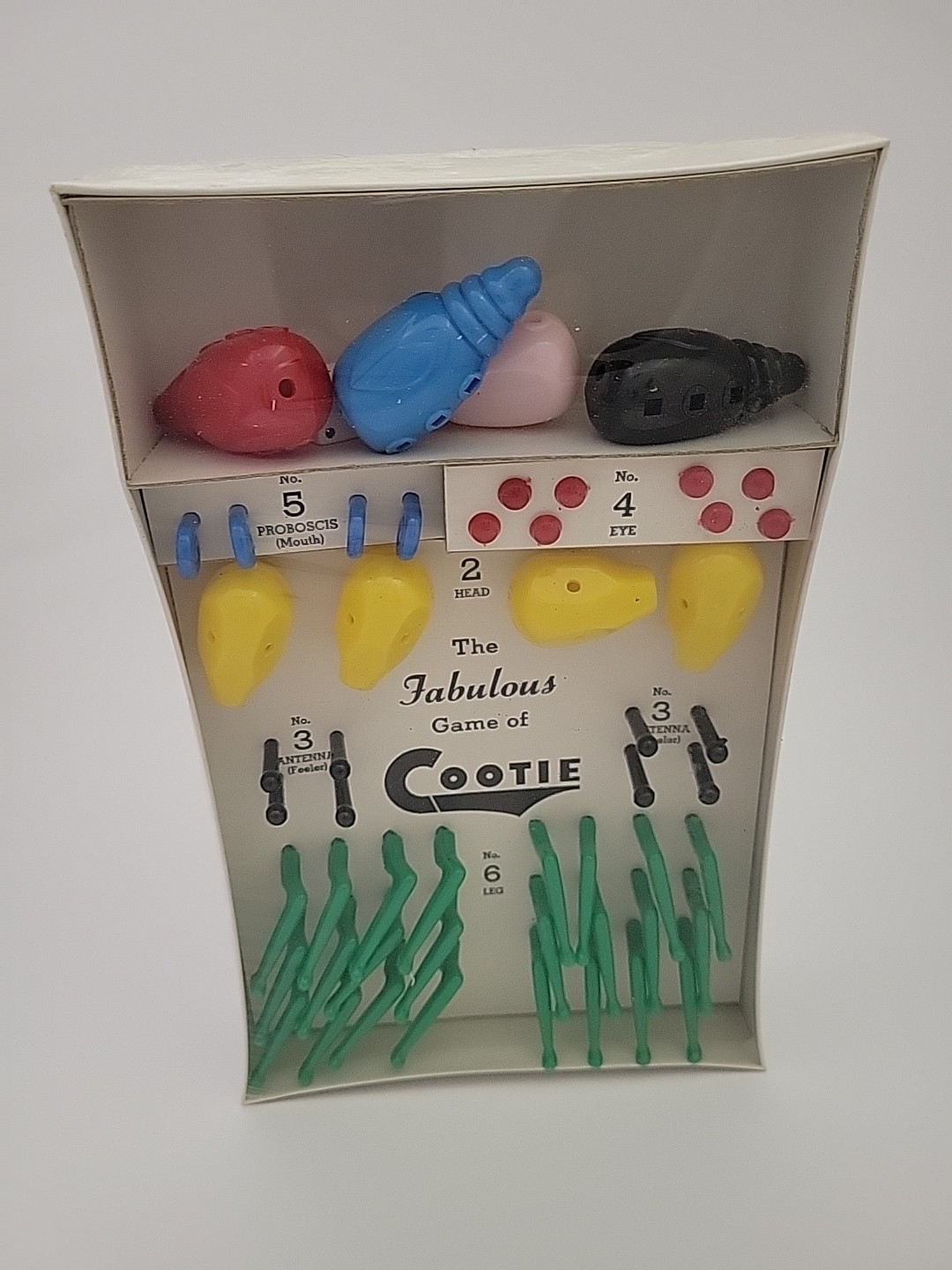Vintage Cootie Board Game NEW & SEALED BOX Milton Bradley Original 1950s-60s NIB