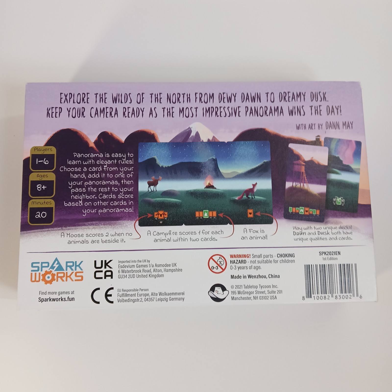 Panorama Board Game Strategy Card Game Alex Wynnter Spark Works