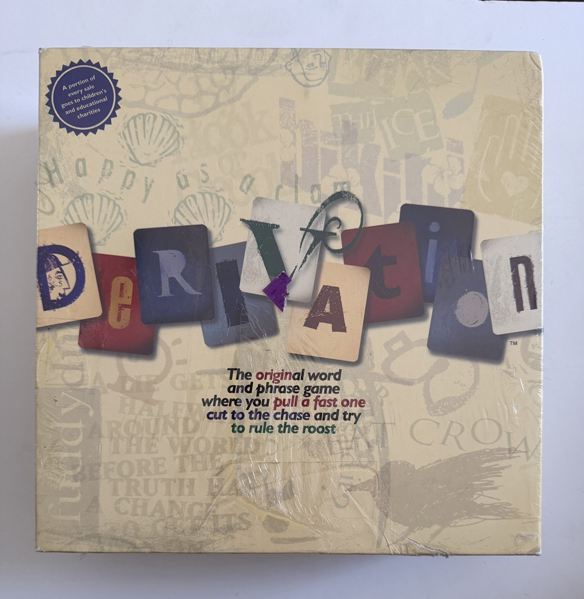 Derivation Board Game Word & Phrase 4 to 10 Players Teens to Adult NEW Entspire