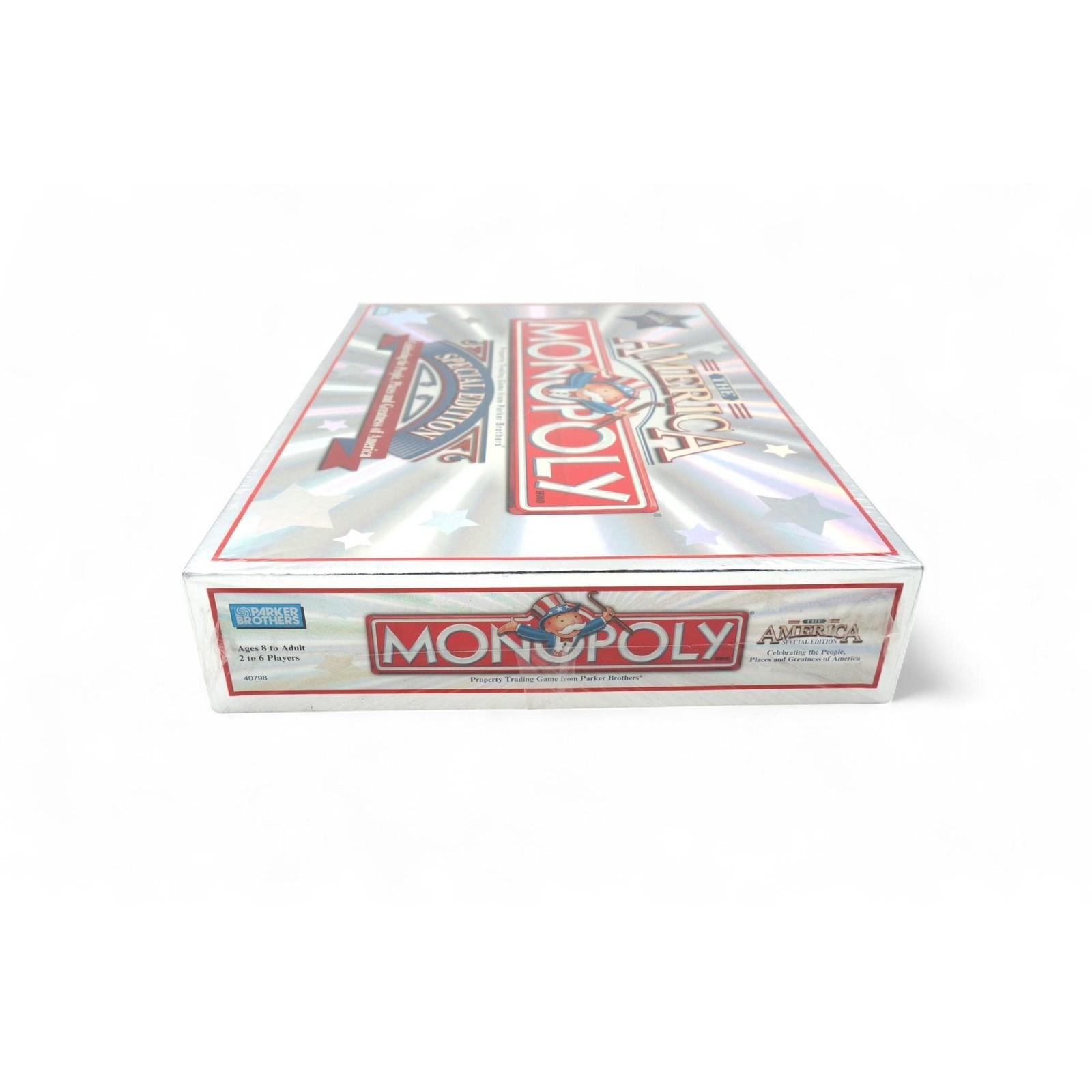 Vtg 2002 America Monopoly Special Edition Board Game Patriotic Edition Complete
