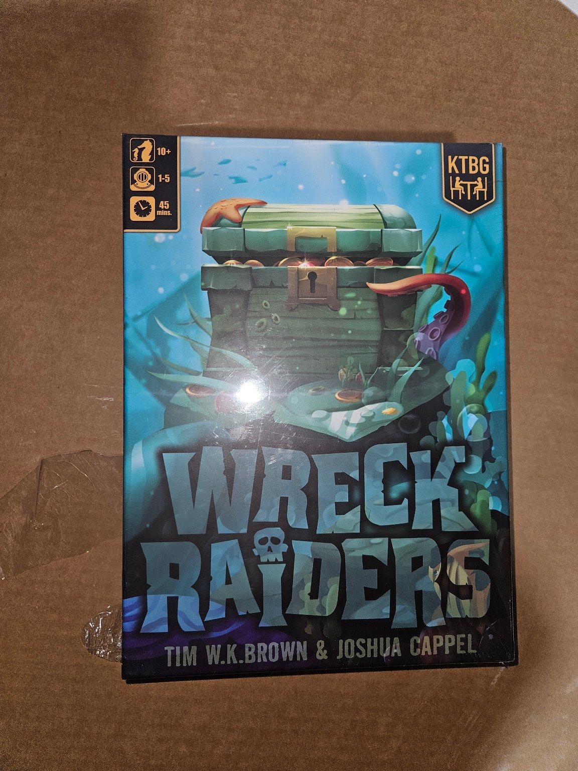 Wreck Raiders KTBG Board Game 1-5 Players Ages 10+ Cardboard 2019