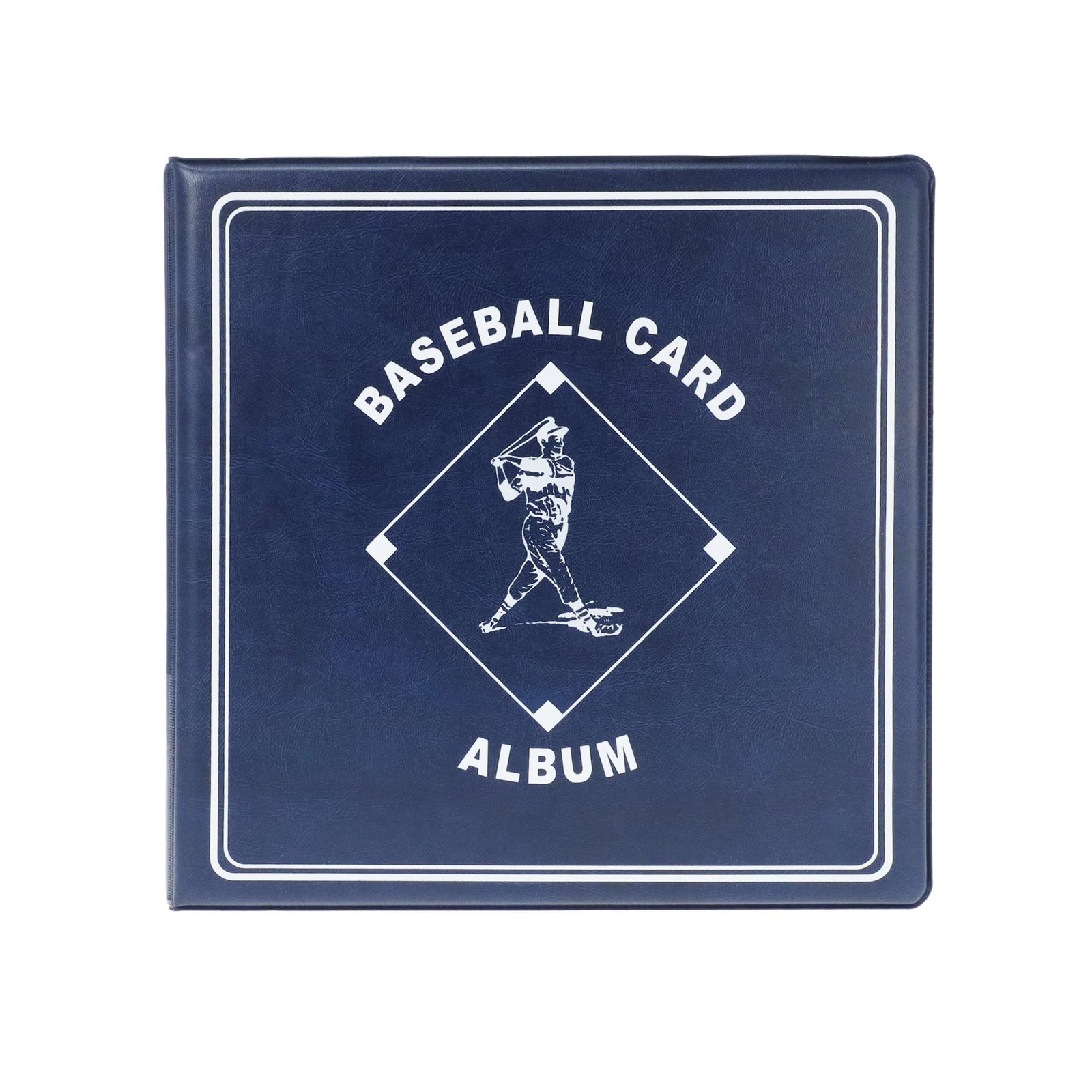 BCW Supplies Baseball 3″ Album – Blue | Premium Durable Binder Single,