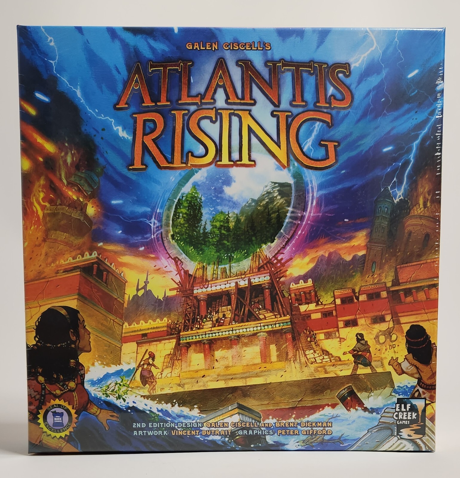 Atlantis Rising Monstrosities+Core Game+Extras Kickstarter by Elf Creek (NIS)