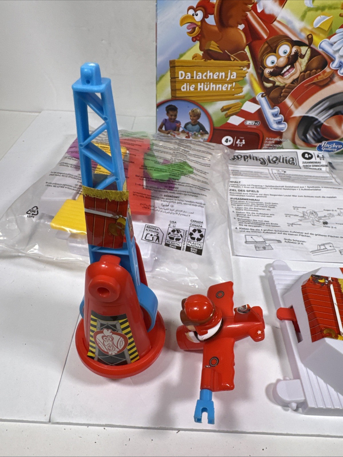 Hasbro 15692398 Looping Louie Children’s Game, Funny 3D Party *INCOMPLETE
