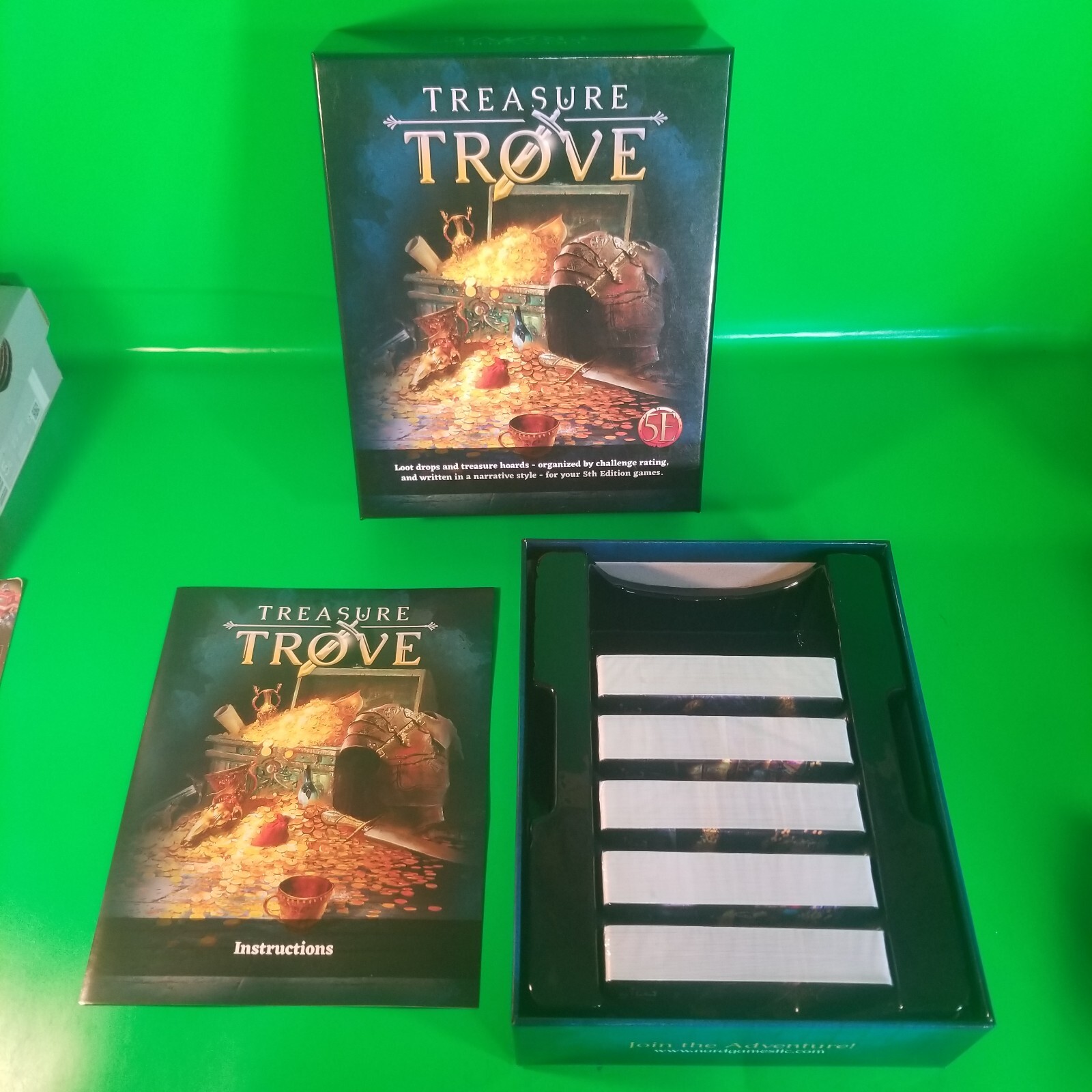TREASURE TROVE – Game Master’s Tool Box – Dungeons and Dragons 5th Edition