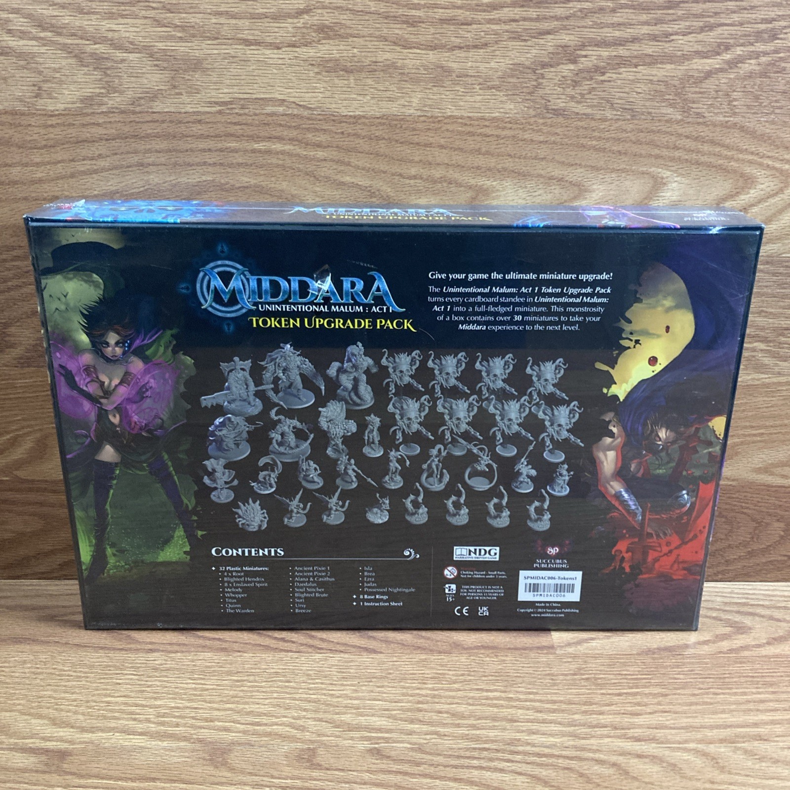 SUCCUBUS Middara Unintentional Malum Act 1 Token Upgrade Pack – NEW & SEALED
