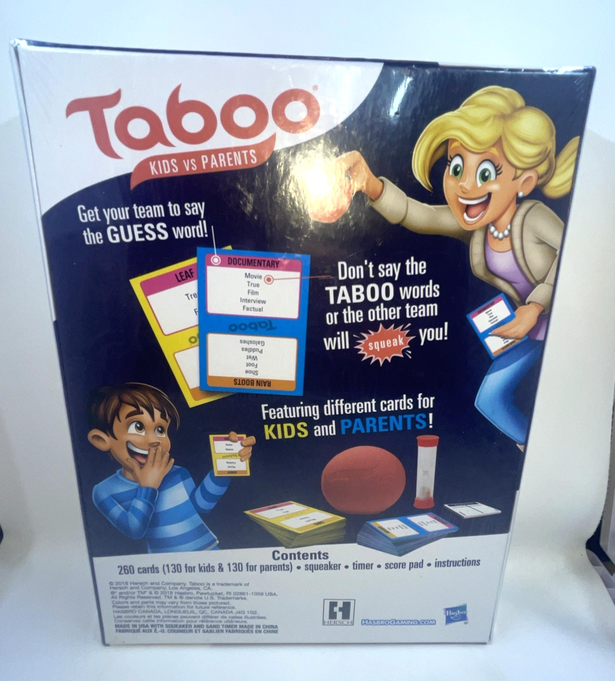 NEW & SEALED! TABOO Kids VS. Parents Family Fun Gaming Board Game Ages 8+