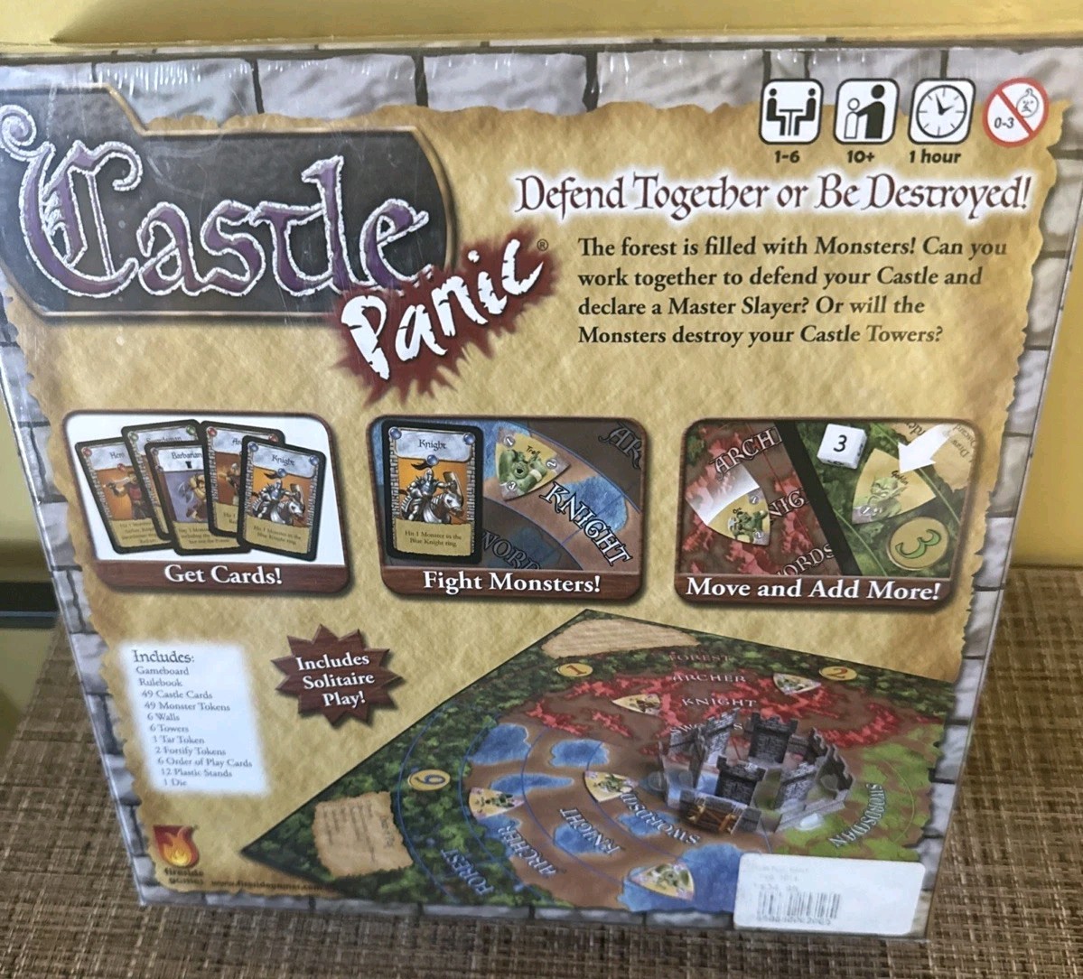 Castle Panic Board Game New Sealed box